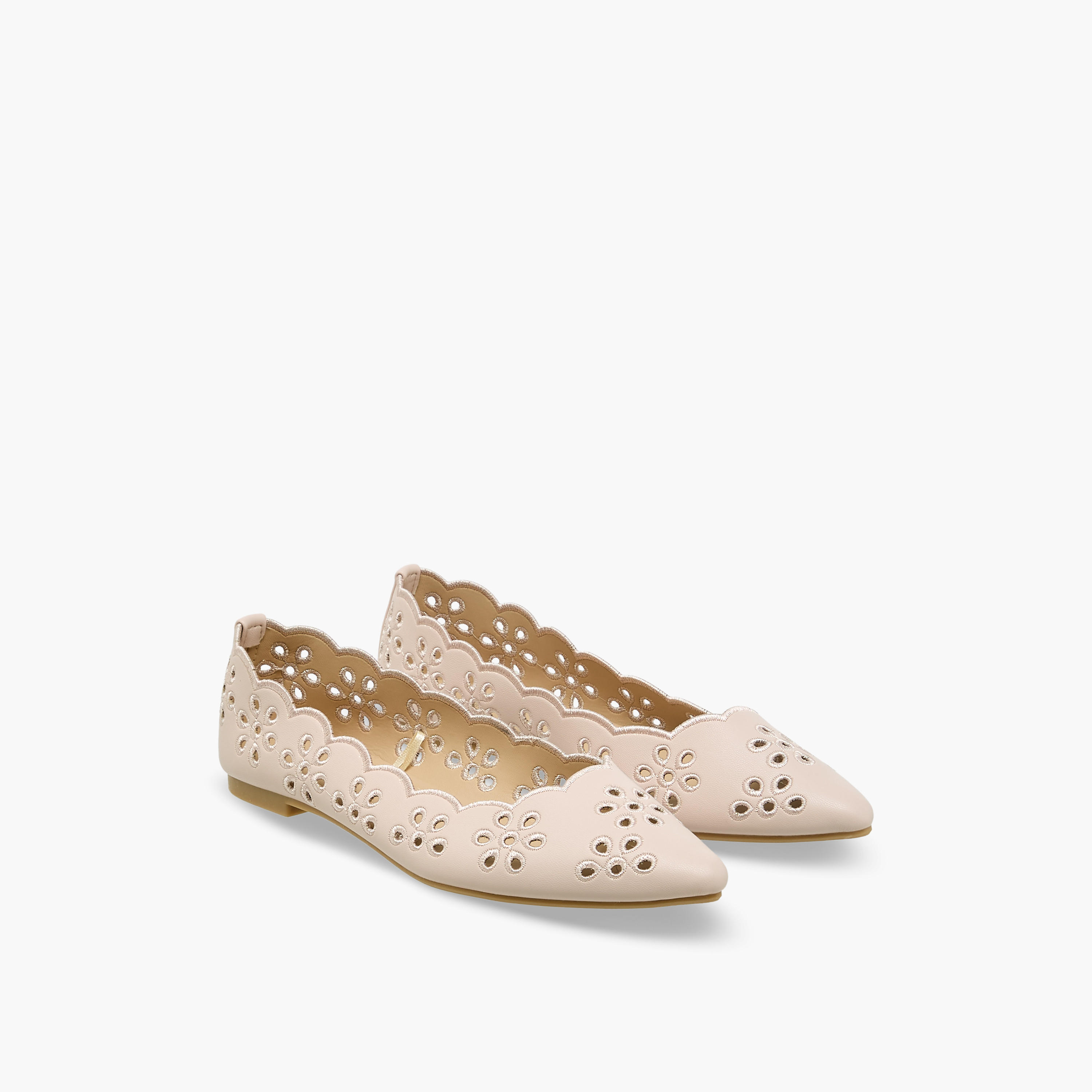 Flora Bella Women Scalloped Laser Cut Ballerina Shoes-women-shoes-ballerinas-image-1