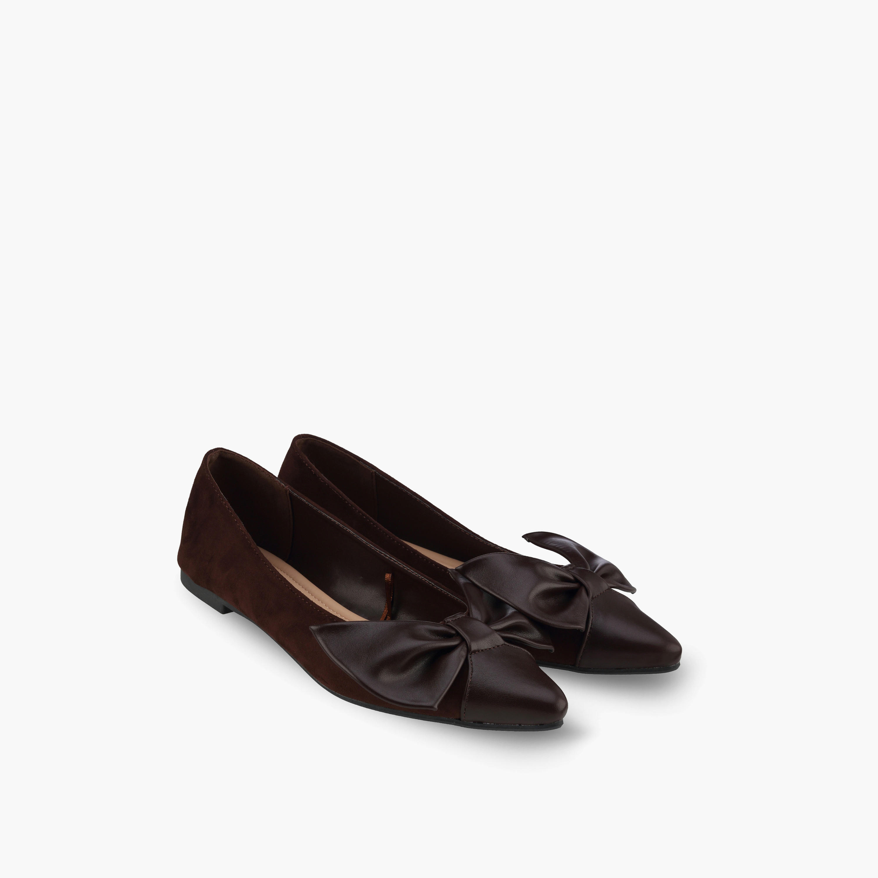 حذاء باليرينا بفيونكة للنساء من فلورا بيلا-women-shoes-flats-ballerinas-image-1