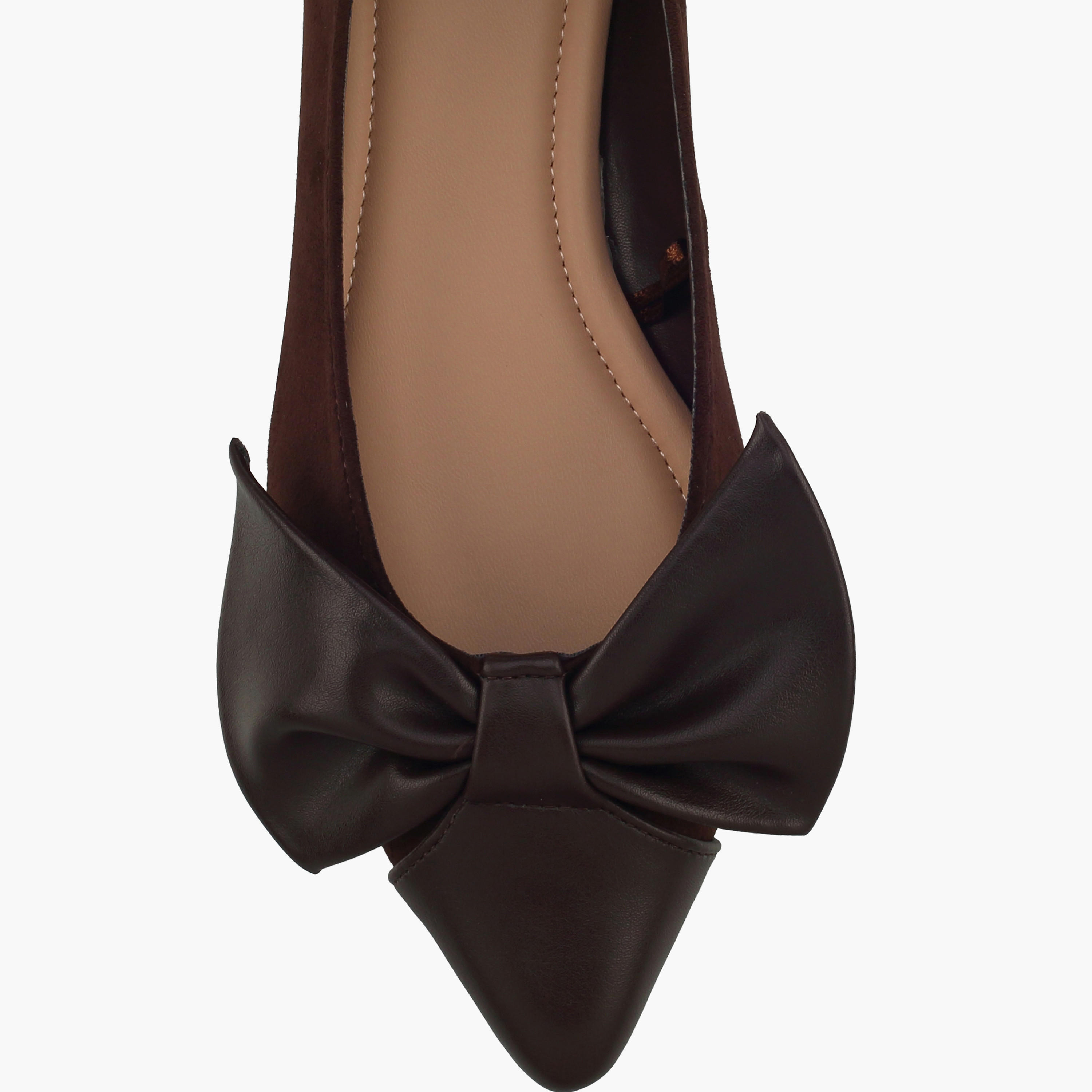 حذاء باليرينا بفيونكة للنساء من فلورا بيلا-women-shoes-flats-ballerinas-image-4