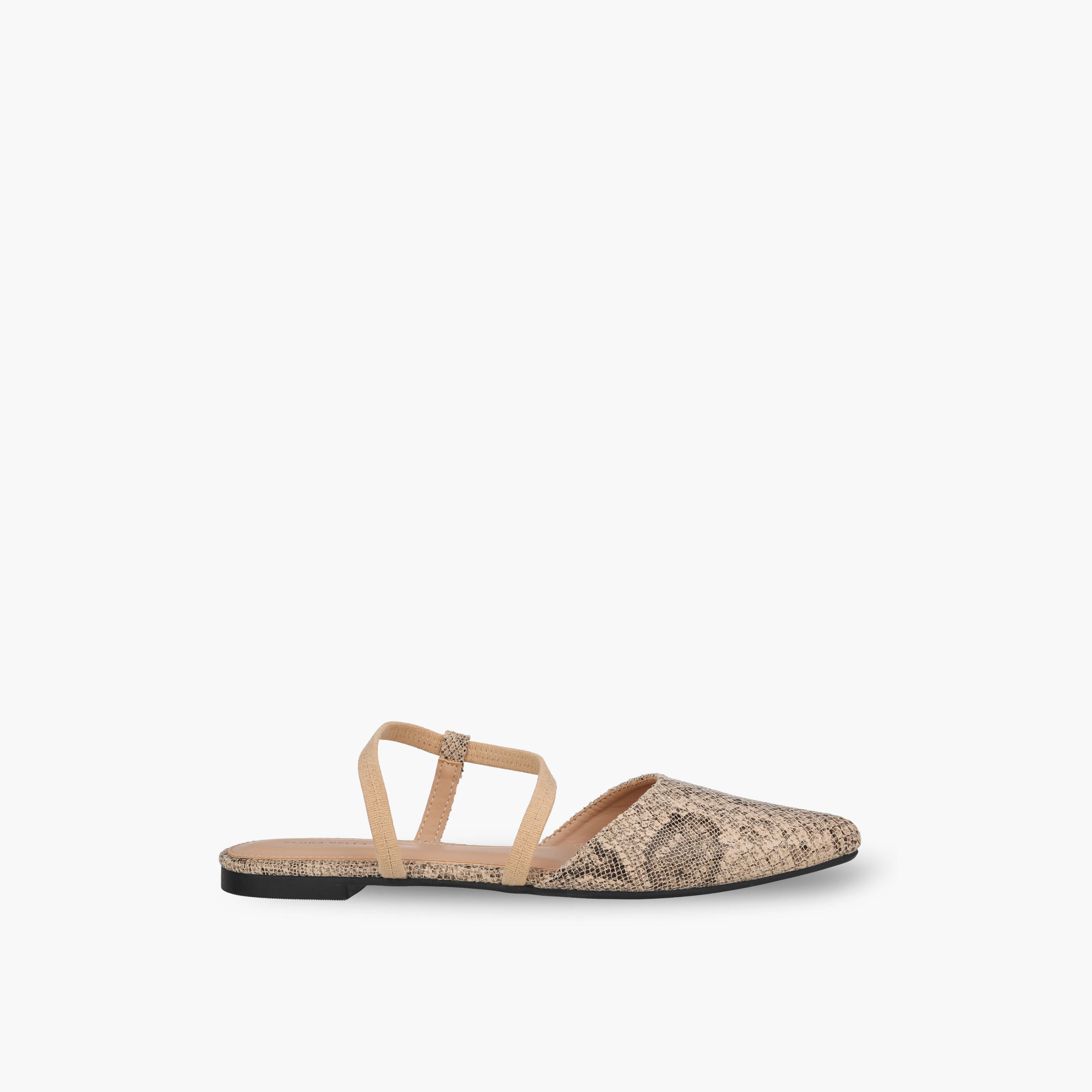 حذاء ميول بمقدمة مدببة وطبعات من فلورا بيلا-women-shoes-flats-mules-image-3