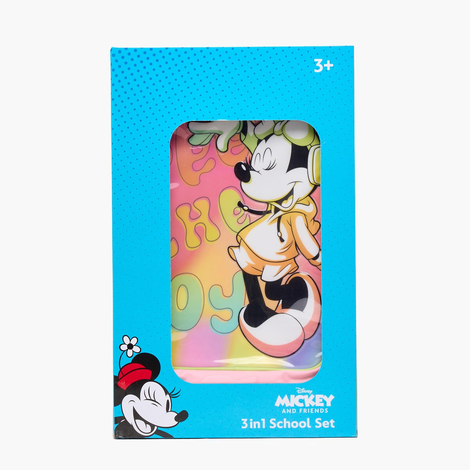 Minnie Mouse Print 3-Piece School Trolley Bag Set for Girls 13+ Years with Pencil Pouch-school-bagsandbackpacks-trolleybags-image-17