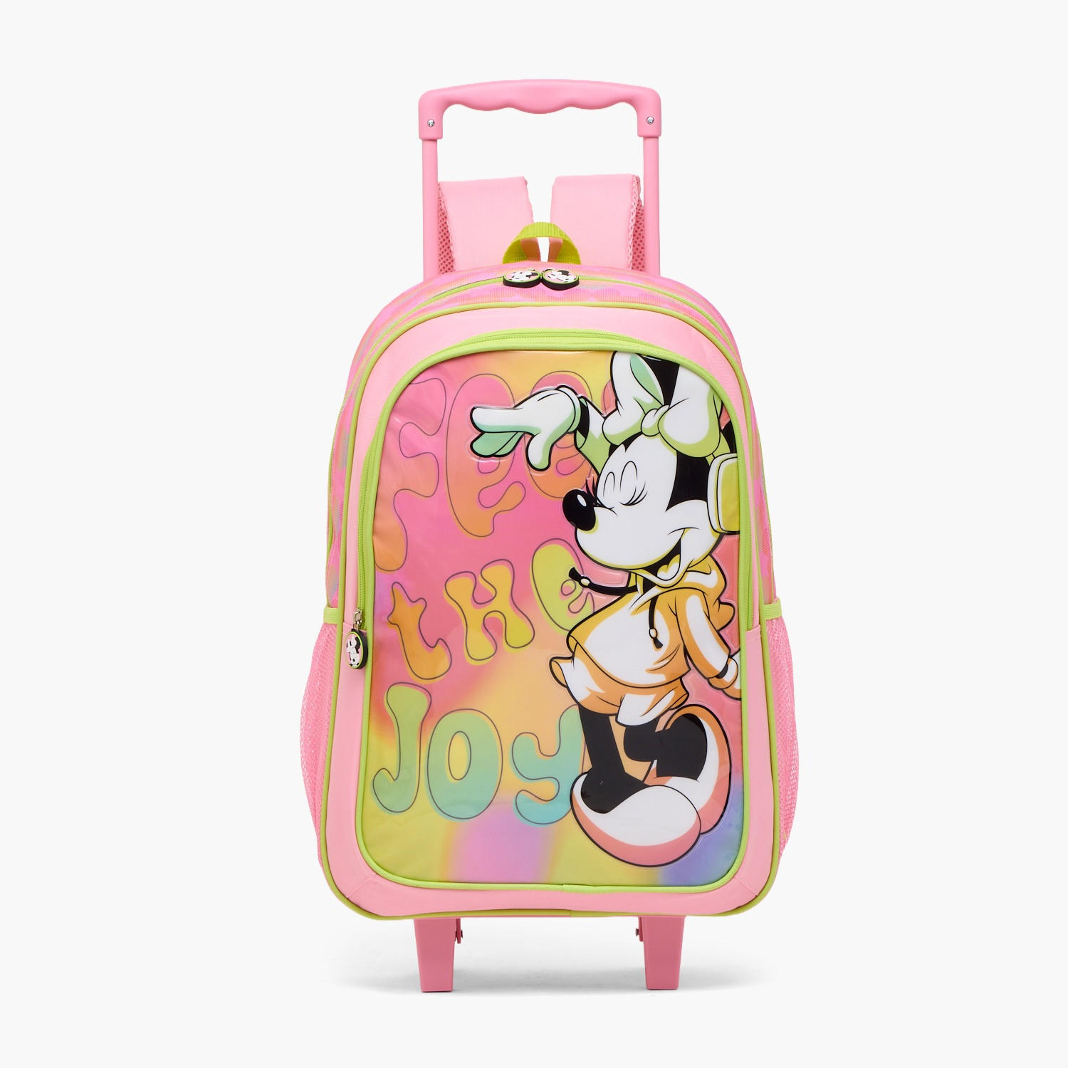 Minnie Mouse Print 3-Piece School Trolley Bag Set for Girls 13+ Years with Pencil Pouch-school-bagsandbackpacks-trolleybags-image-3