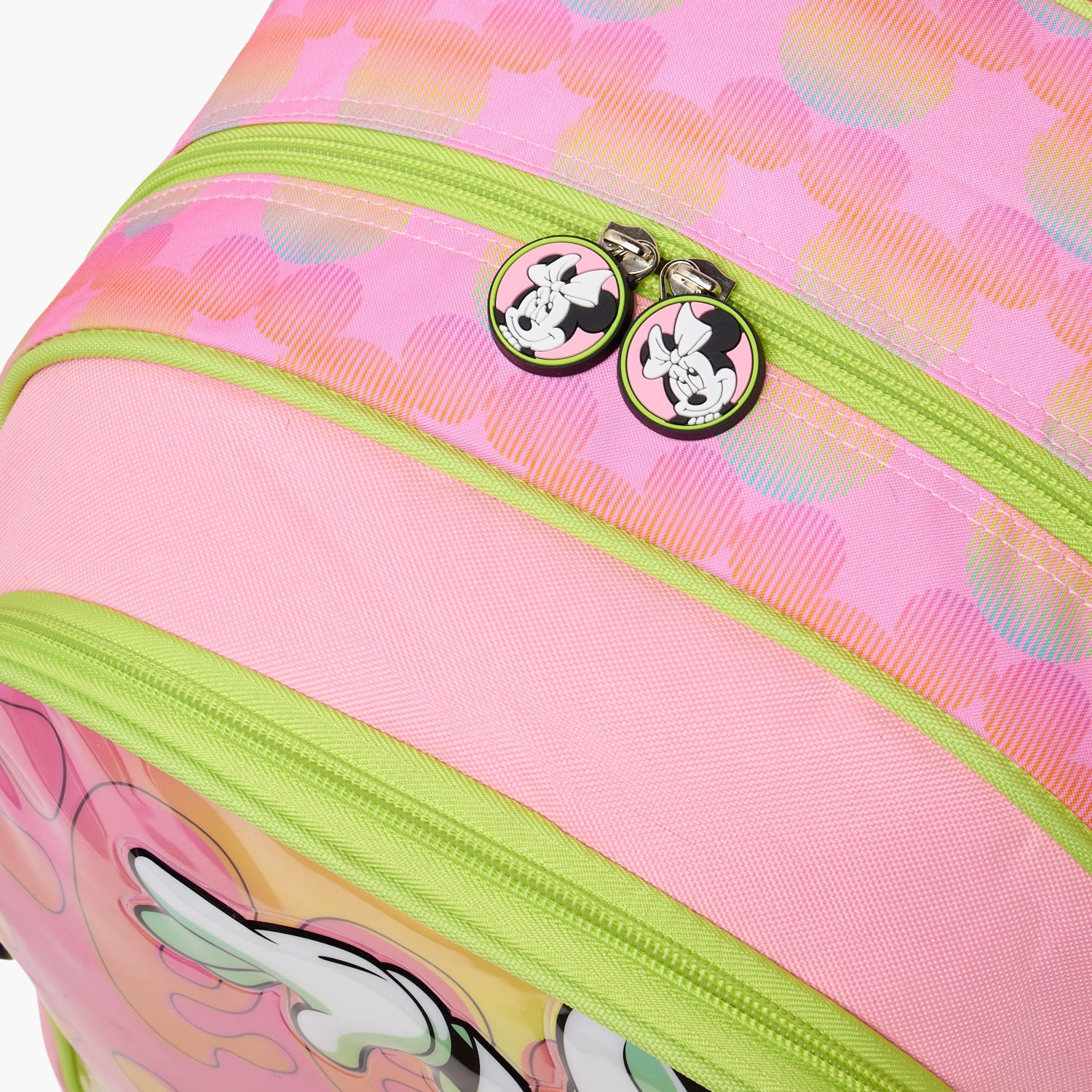Minnie Mouse Print 3-Piece School Trolley Bag Set for Girls 13+ Years with Pencil Pouch-school-bagsandbackpacks-trolleybags-image-5