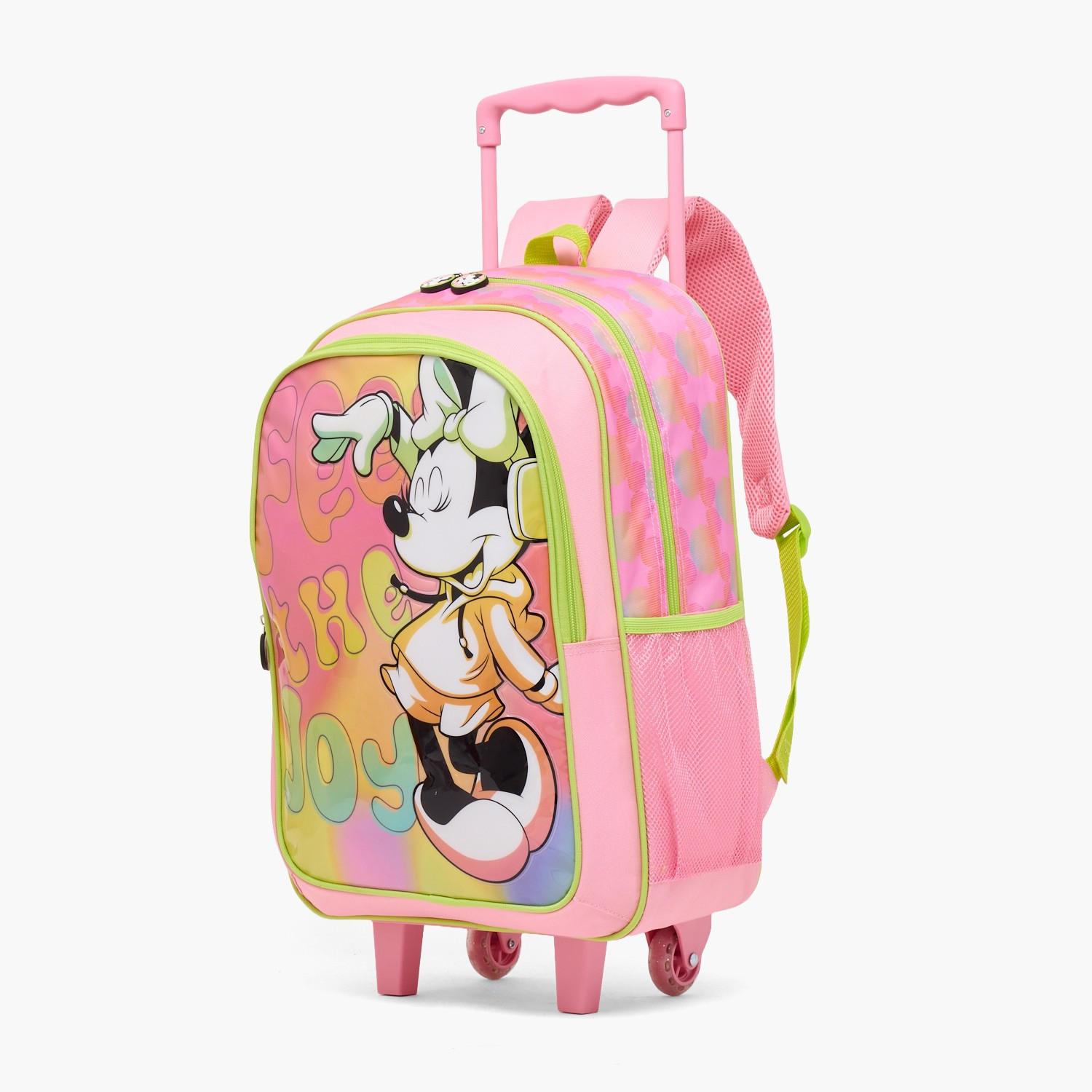 Minnie Mouse Print 3-Piece School Trolley Bag Set for Girls 13+ Years with Pencil Pouch-school-bagsandbackpacks-trolleybags-image-8