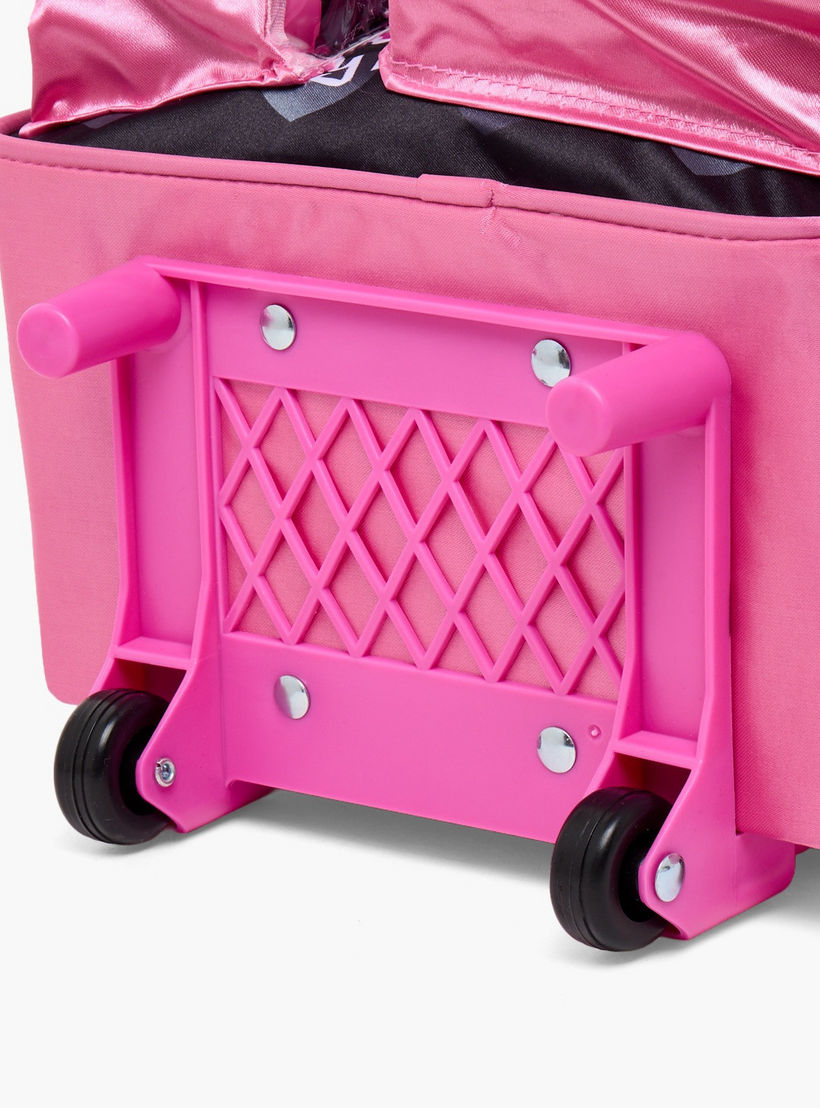 Kuromi Print 3-Piece School Trolley Bag Set for Girls 8-13 Years with Lunch Box-school-bagsandbackpacks-trolleybags-image-13