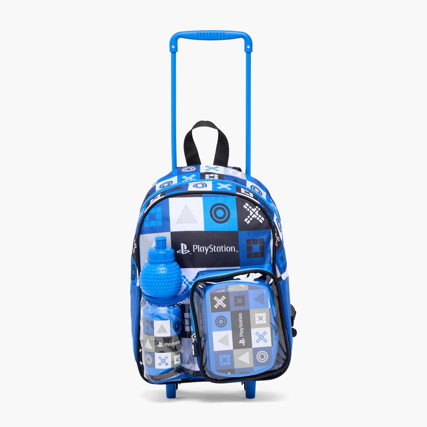 PlayStation Printed 3-Pieces School Trolley Bag Set for Kids 8-13 Years with Lunch Box and Bottle-school-bagsandbackpacks-trolleybags-image-5