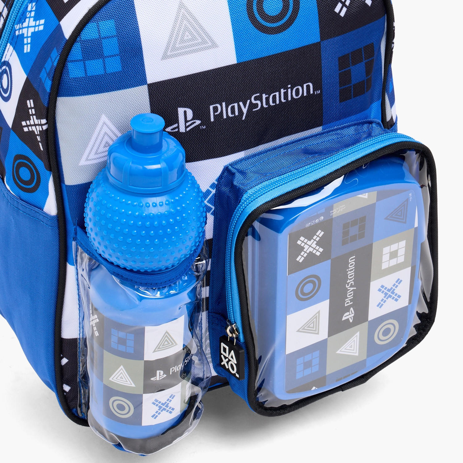 PlayStation Printed 3-Pieces School Trolley Bag Set for Kids 8-13 Years with Lunch Box and Bottle-school-bagsandbackpacks-trolleybags-image-6