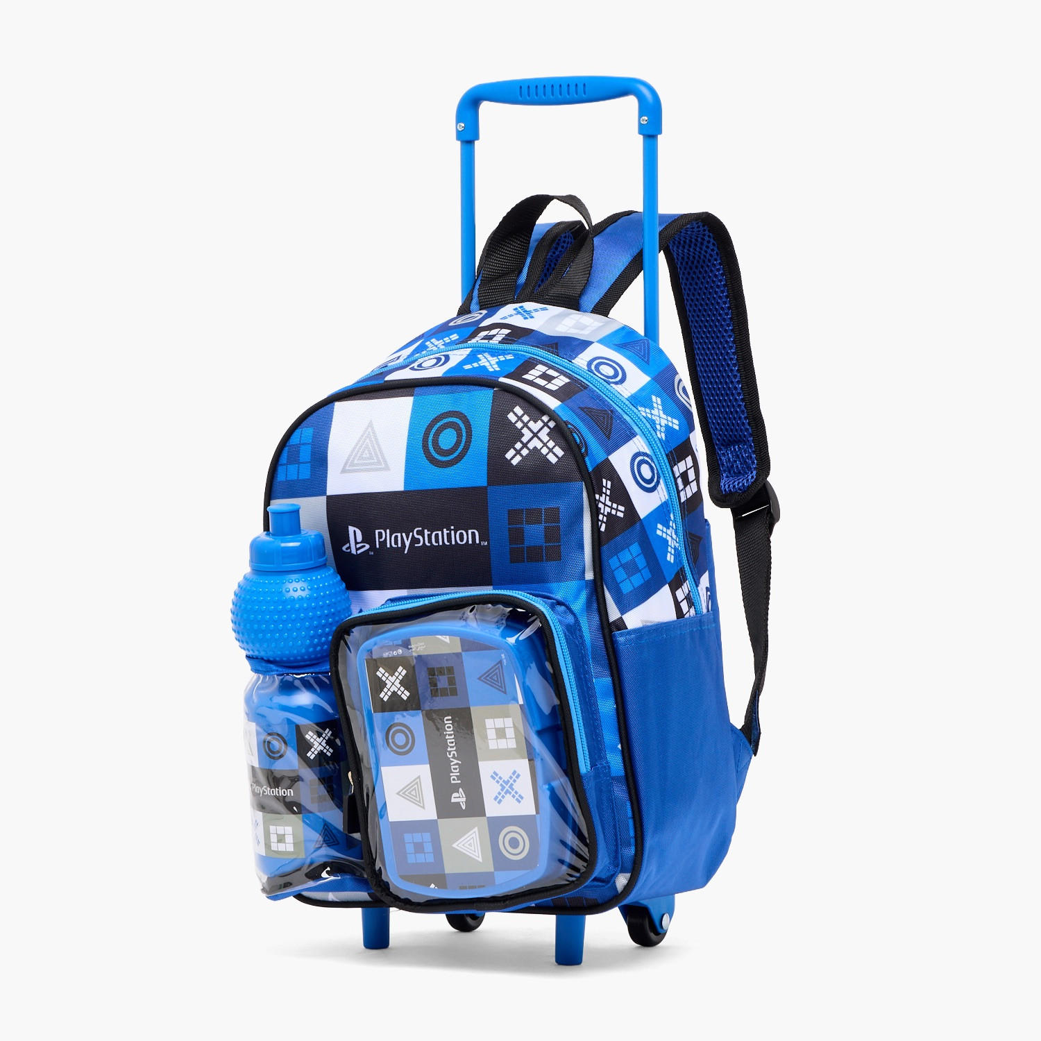 PlayStation Printed 3-Pieces School Trolley Bag Set for Kids 8-13 Years with Lunch Box and Bottle-school-bagsandbackpacks-trolleybags-image-9