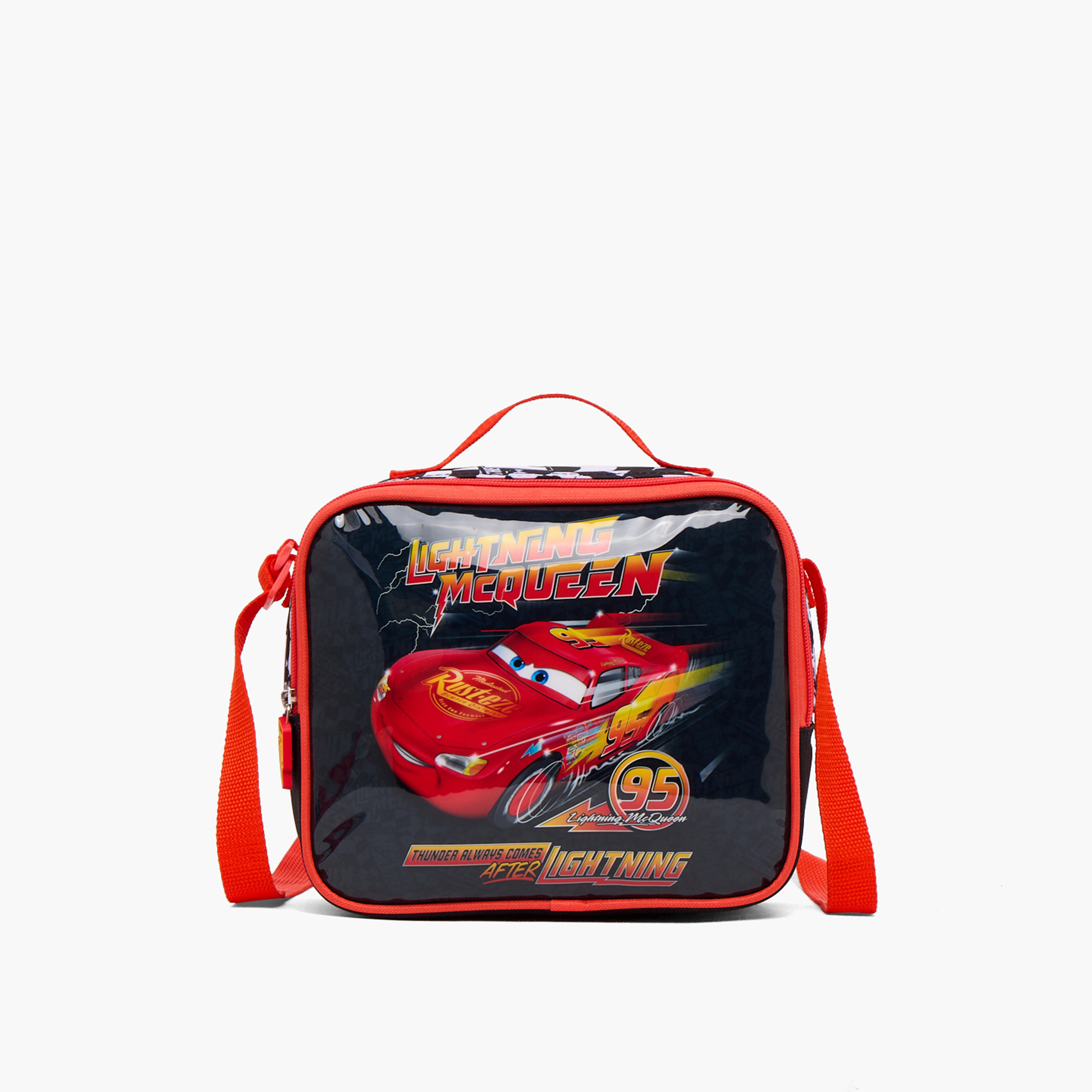 Lightning McQueen 5-Piece Trolley Bag Set for Boys 13+ Years with Lunch Bag and Bottle - 18 inches-school-bagsandbackpacks-trolleybags-image-13