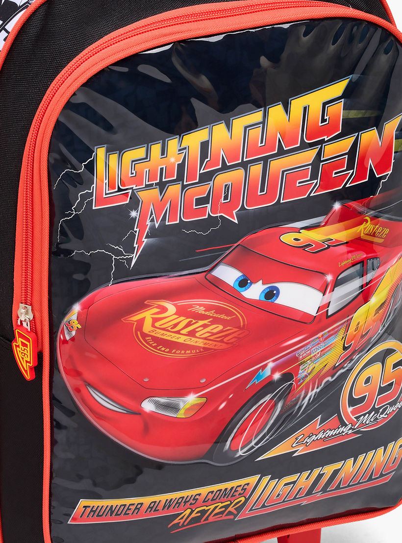 Lightning McQueen 5-Piece Trolley Bag Set for Boys 13+ Years with Lunch Bag and Bottle - 18 inches-school-bagsandbackpacks-trolleybags-image-6