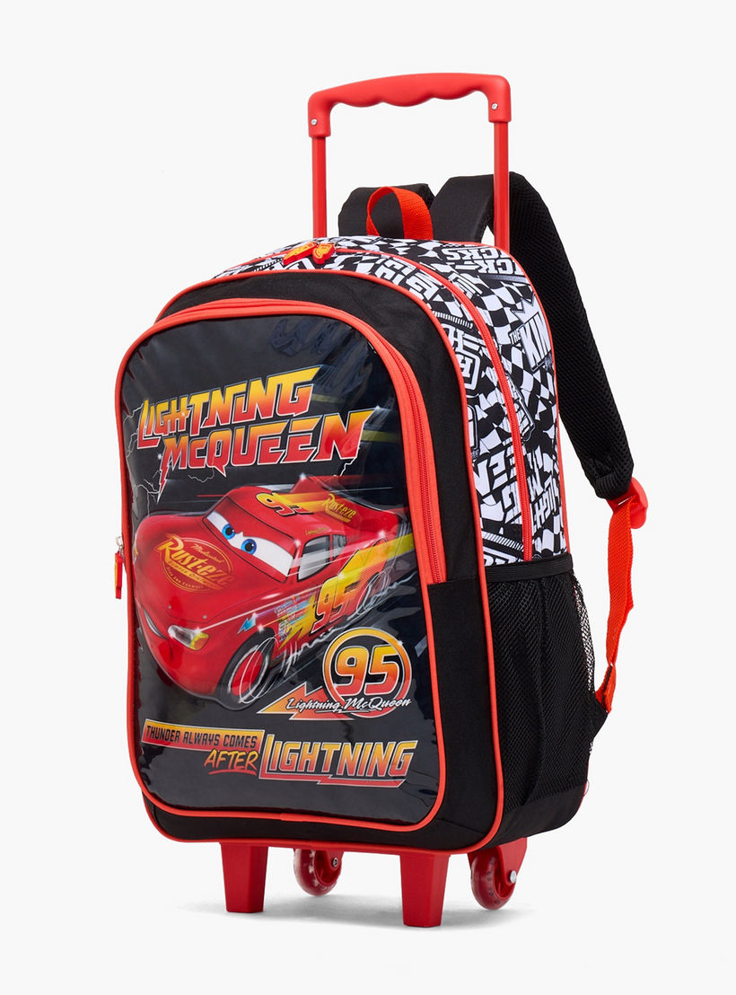 Lightning McQueen 5-Piece Trolley Bag Set for Boys 13+ Years with Lunch Bag and Bottle - 18 inches-school-bagsandbackpacks-trolleybags-image-8