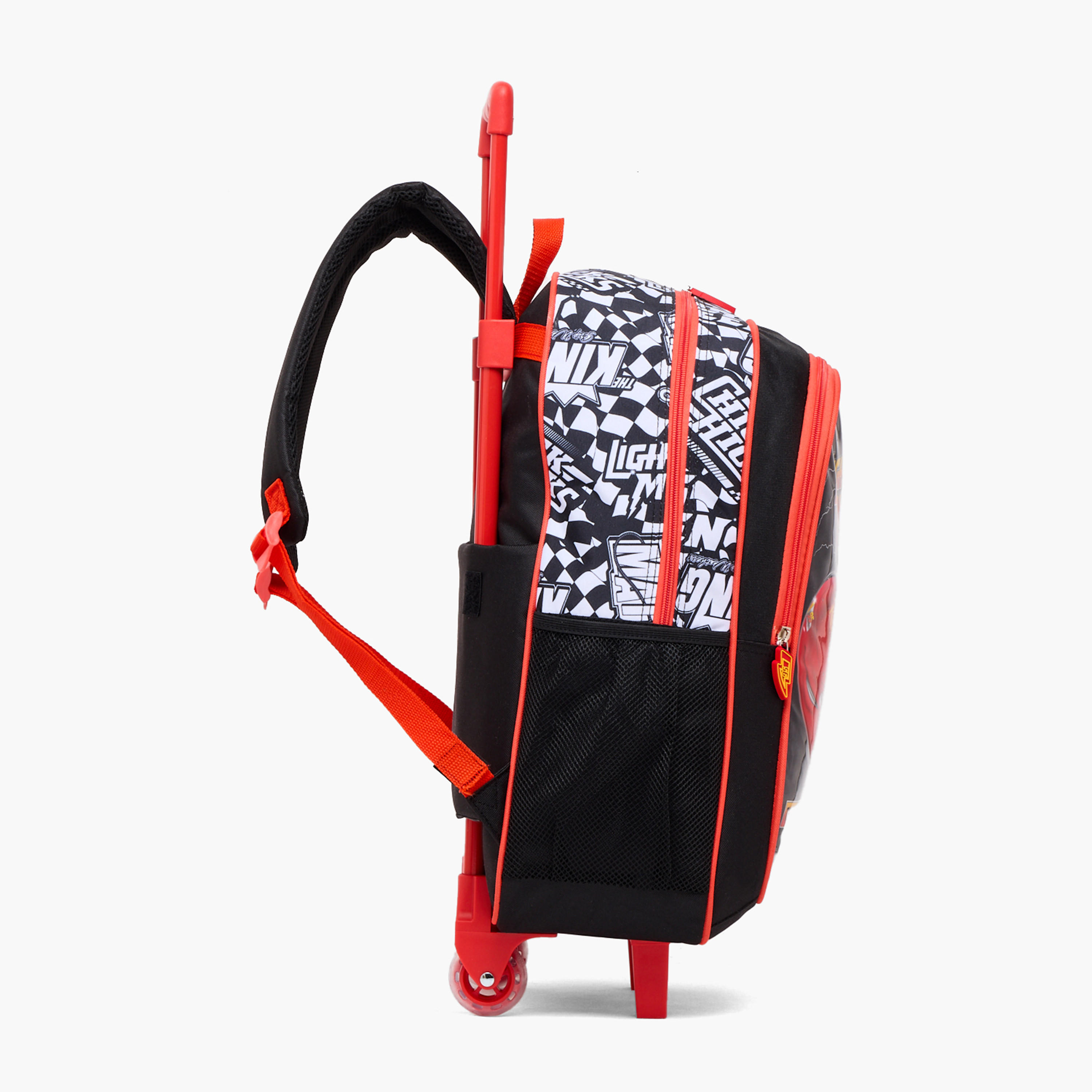 Lightning McQueen 5-Piece Trolley Bag Set for Boys 13+ Years with Lunch Bag and Bottle - 18 inches-school-bagsandbackpacks-trolleybags-image-9