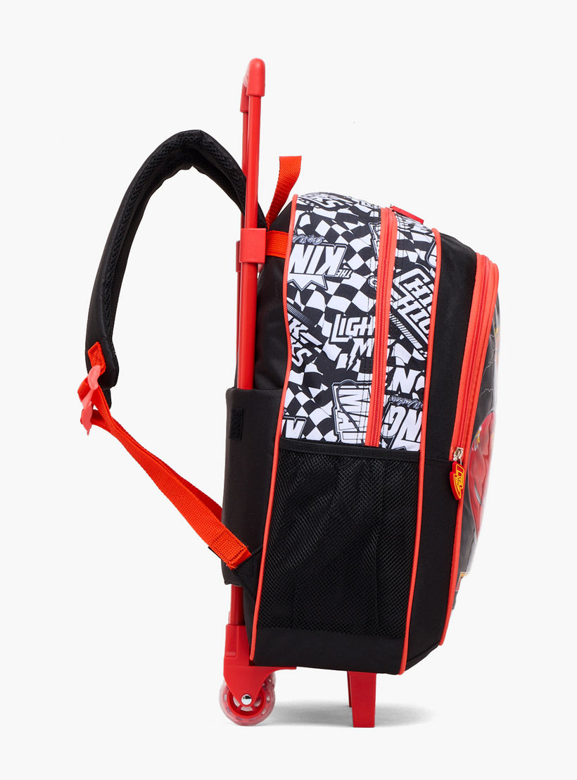 Lightning McQueen 5-Piece Trolley Bag Set for Boys 13+ Years with Lunch Bag and Bottle - 18 inches-school-bagsandbackpacks-trolleybags-image-9