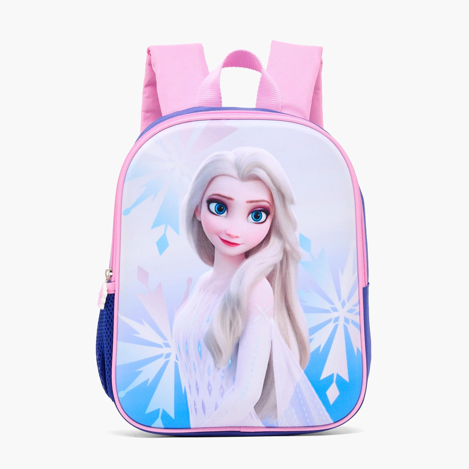 Frozen Print Backpack for Girls 13+ Years with Zip Closure-school-bagsandbackpacks-backpacks-image-1