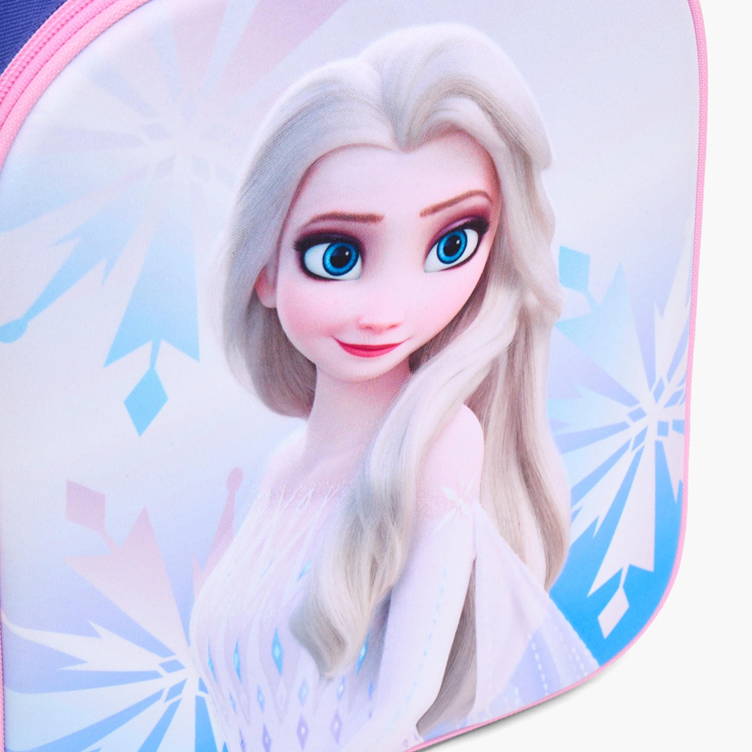 Frozen Print Backpack for Girls 13+ Years with Zip Closure-school-bagsandbackpacks-backpacks-image-2