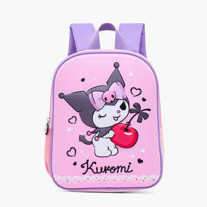 Kuromi Backpack for Girls 13+ Years with Side Pocket-school-image-1