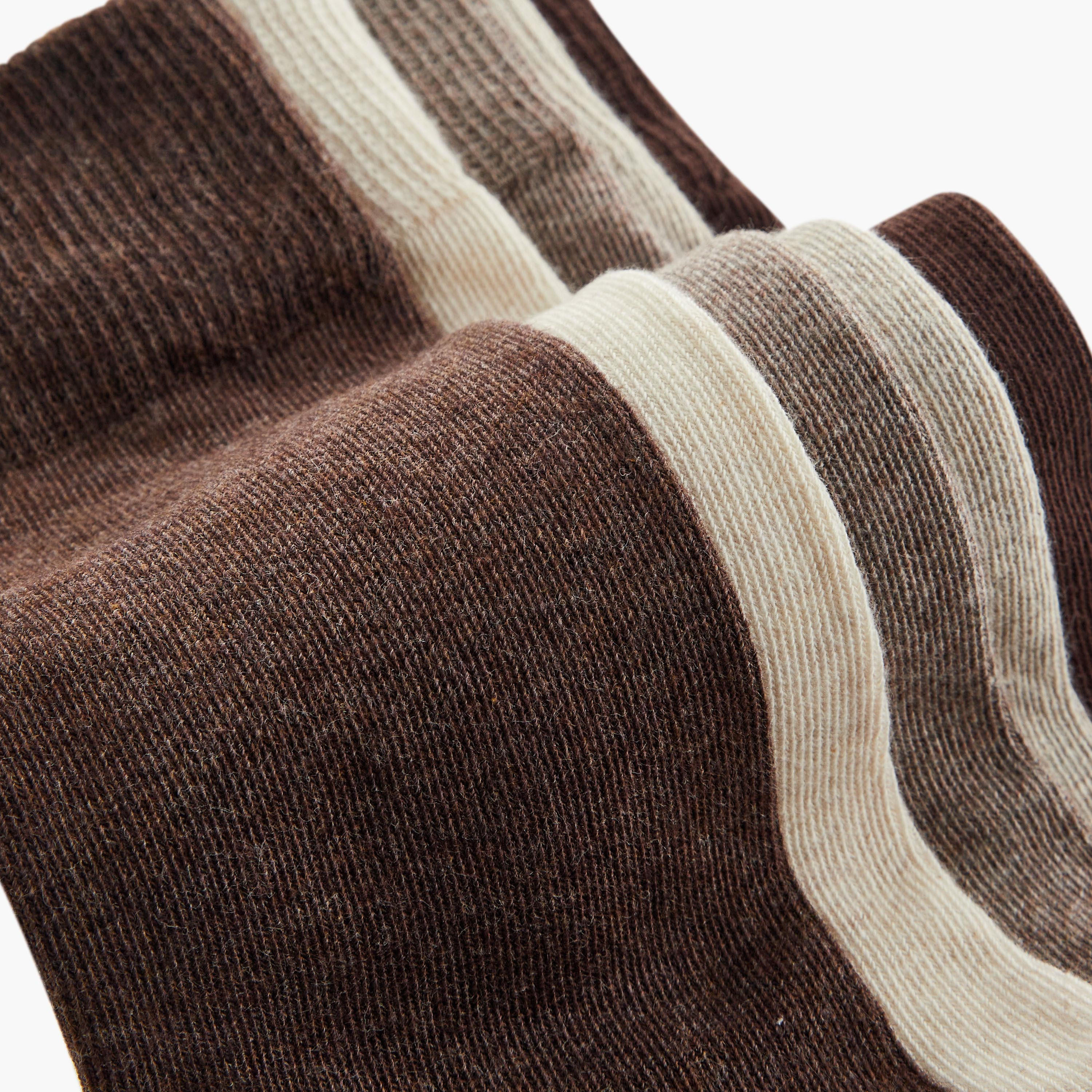 Solid Calf Length Socks - Set of 5-men-socks-image-4