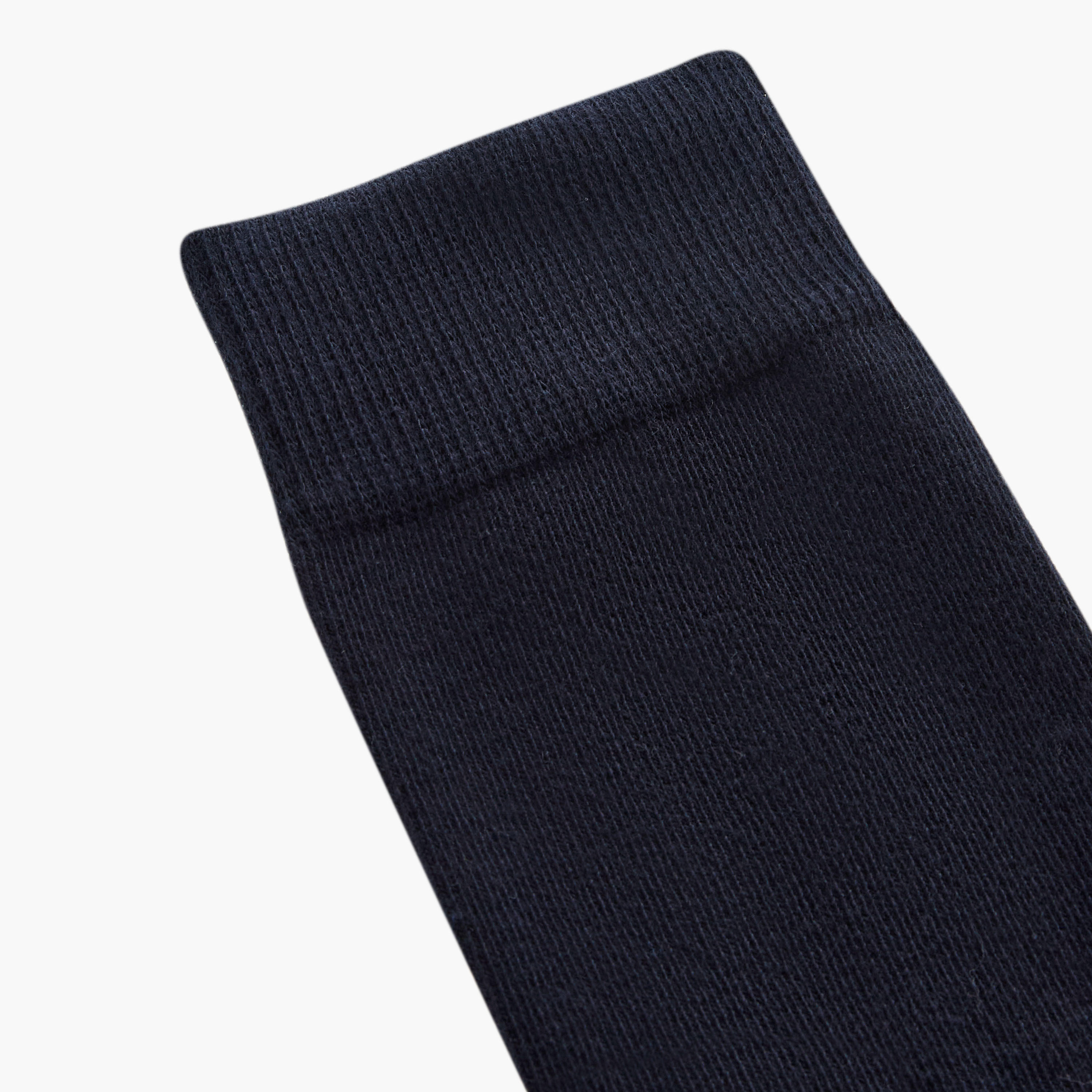 Shoemart Solid Calf Length Socks - Set of 5-men-socks-image-3