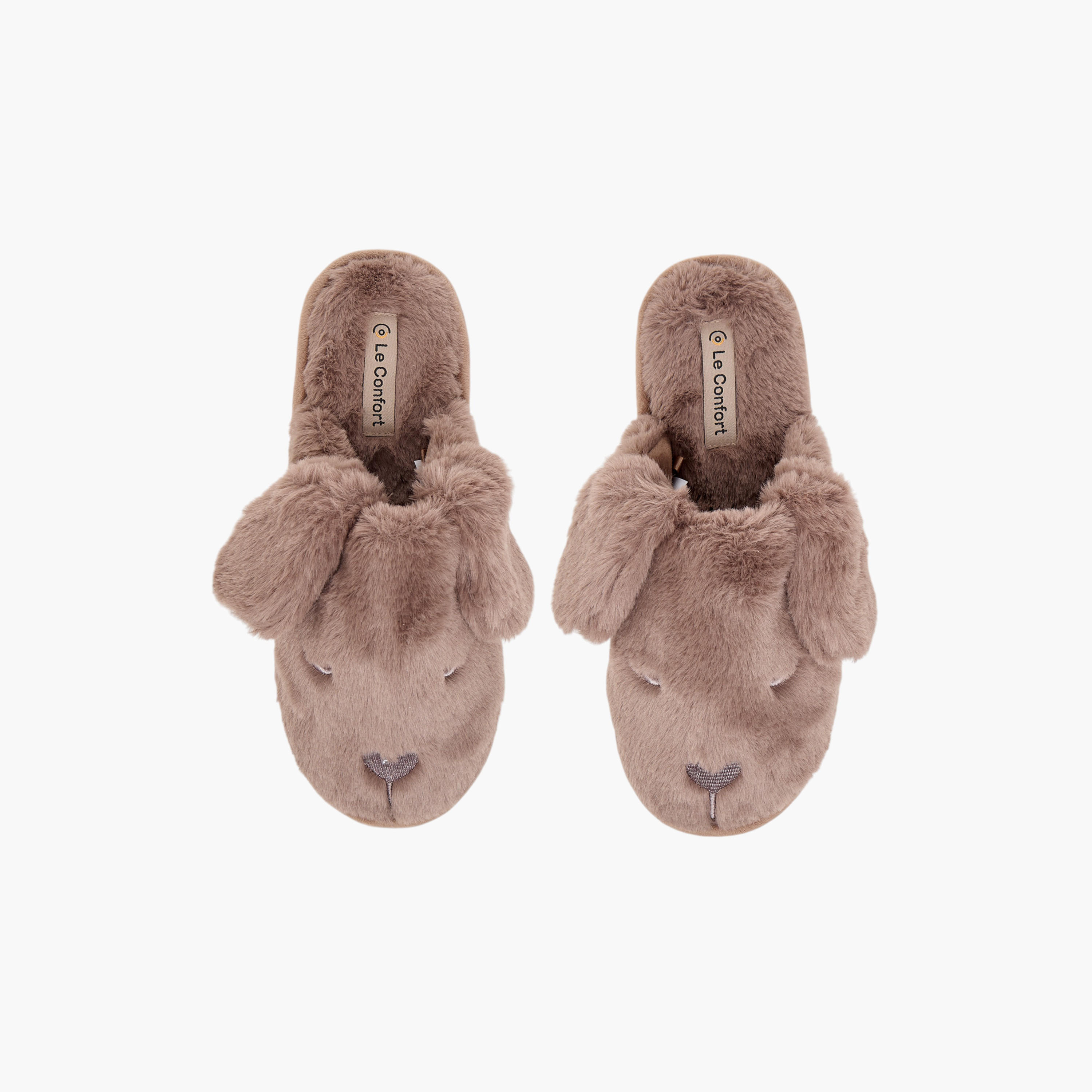 Le Confort Women's Ear Applique Bedroom Slippers-women-shoes-bedroomslippers-image-1
