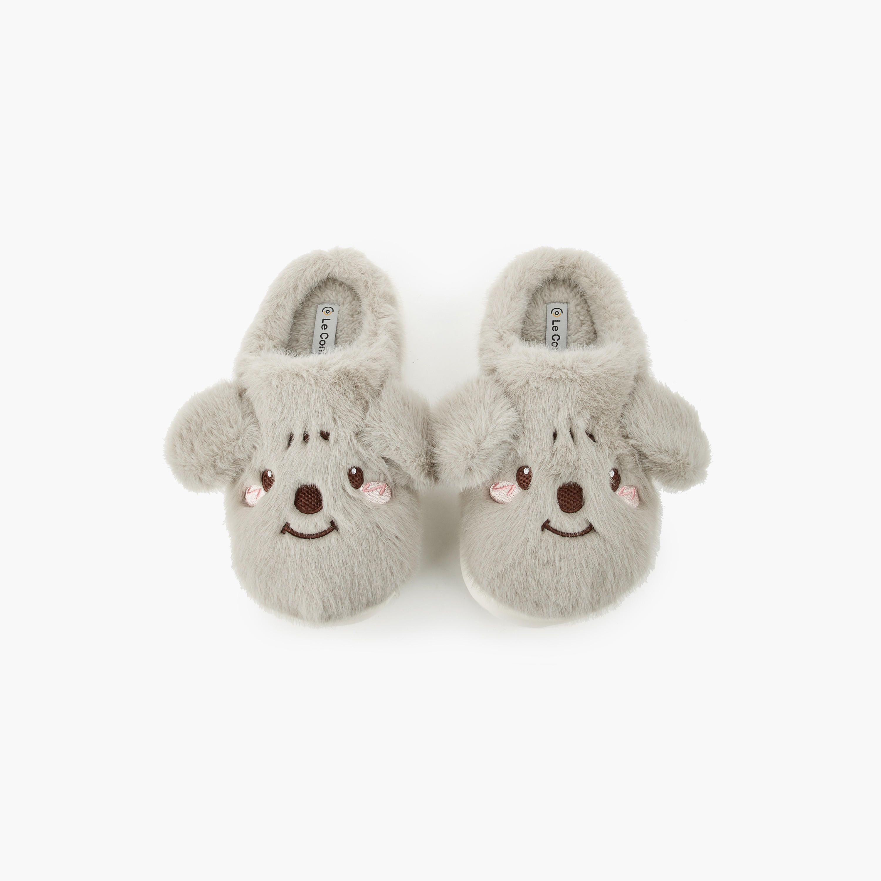Le Confort Women Bear Embroidered Bedroom Slides-women-shoes-bedroomslippers-image-1