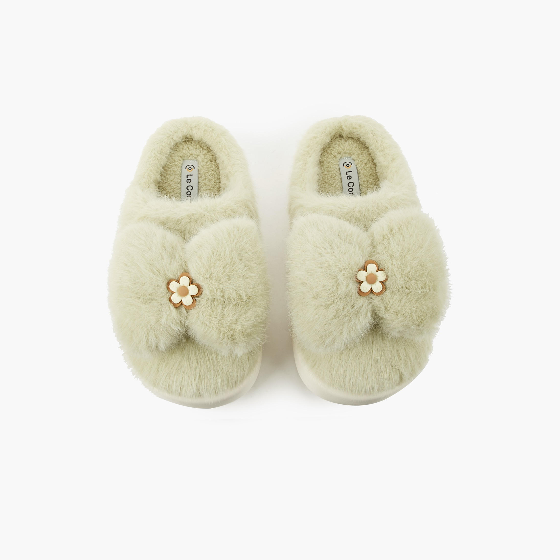 Le Confort Women Floral Accent Bedroom Slides-women-shoes-bedroomslippers-image-1