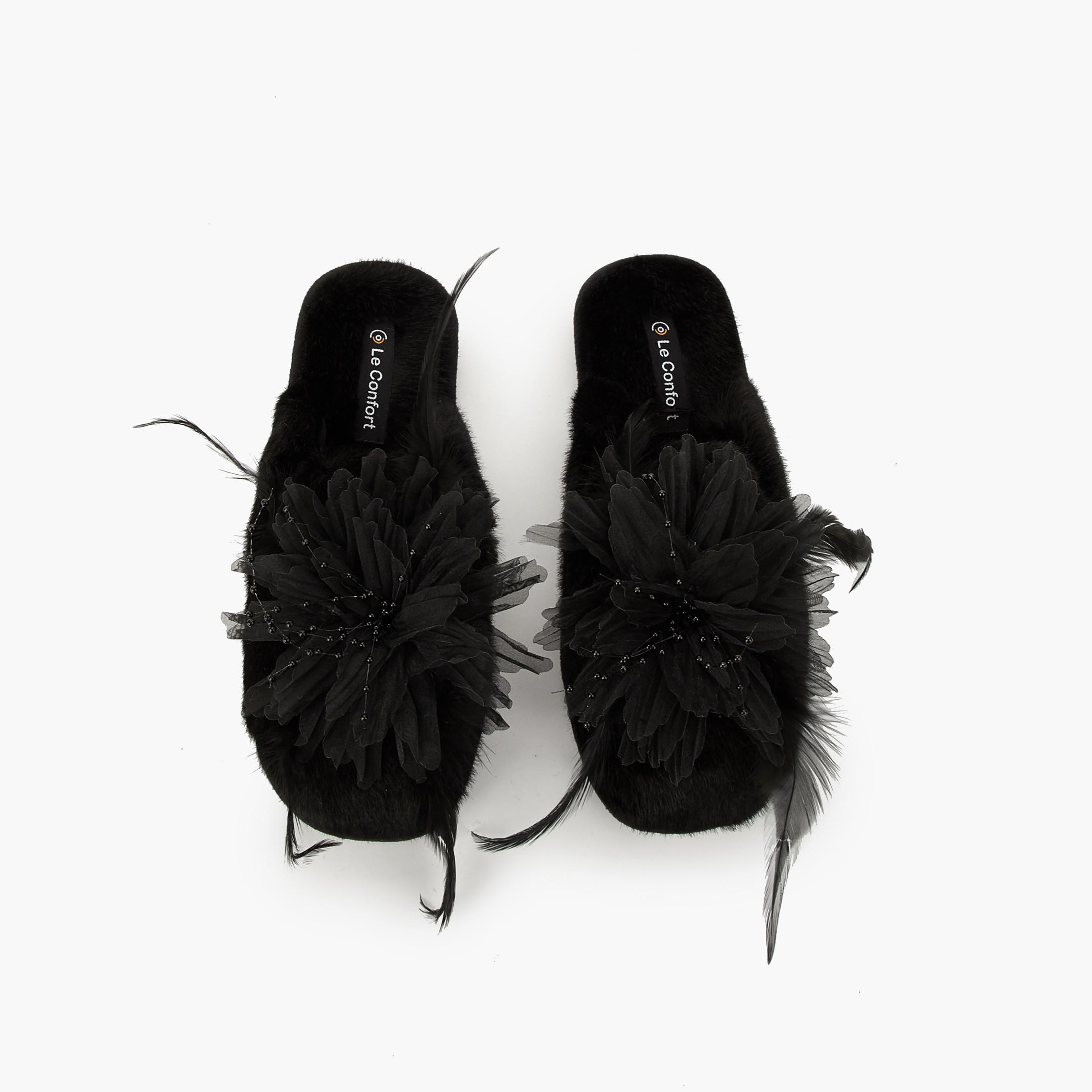 Le Confort Women Floral Accent Bedroom Slides-women-shoes-bedroomslippers-image-1