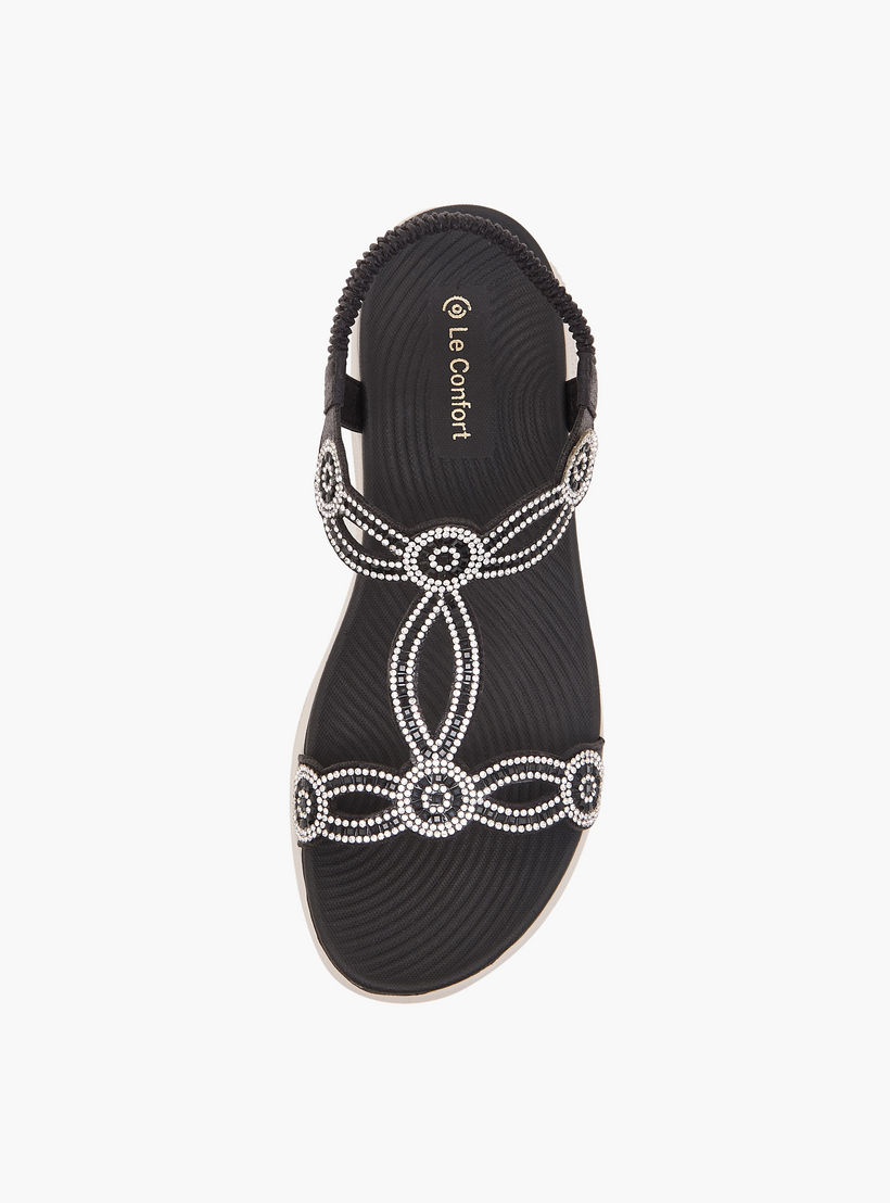 Le Confort Women Embellished Sandals-women-shoes-sandals-heeled-image-2