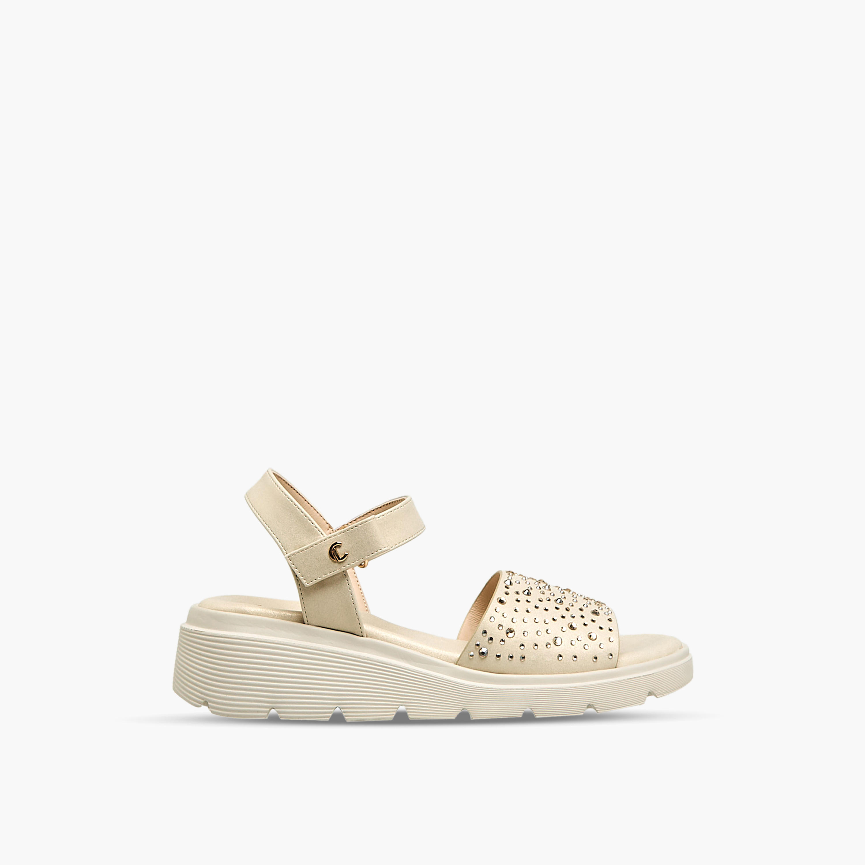 Le Confort Women Embellished Platform Sandals-women-shoes-sandals-heeled-image-2