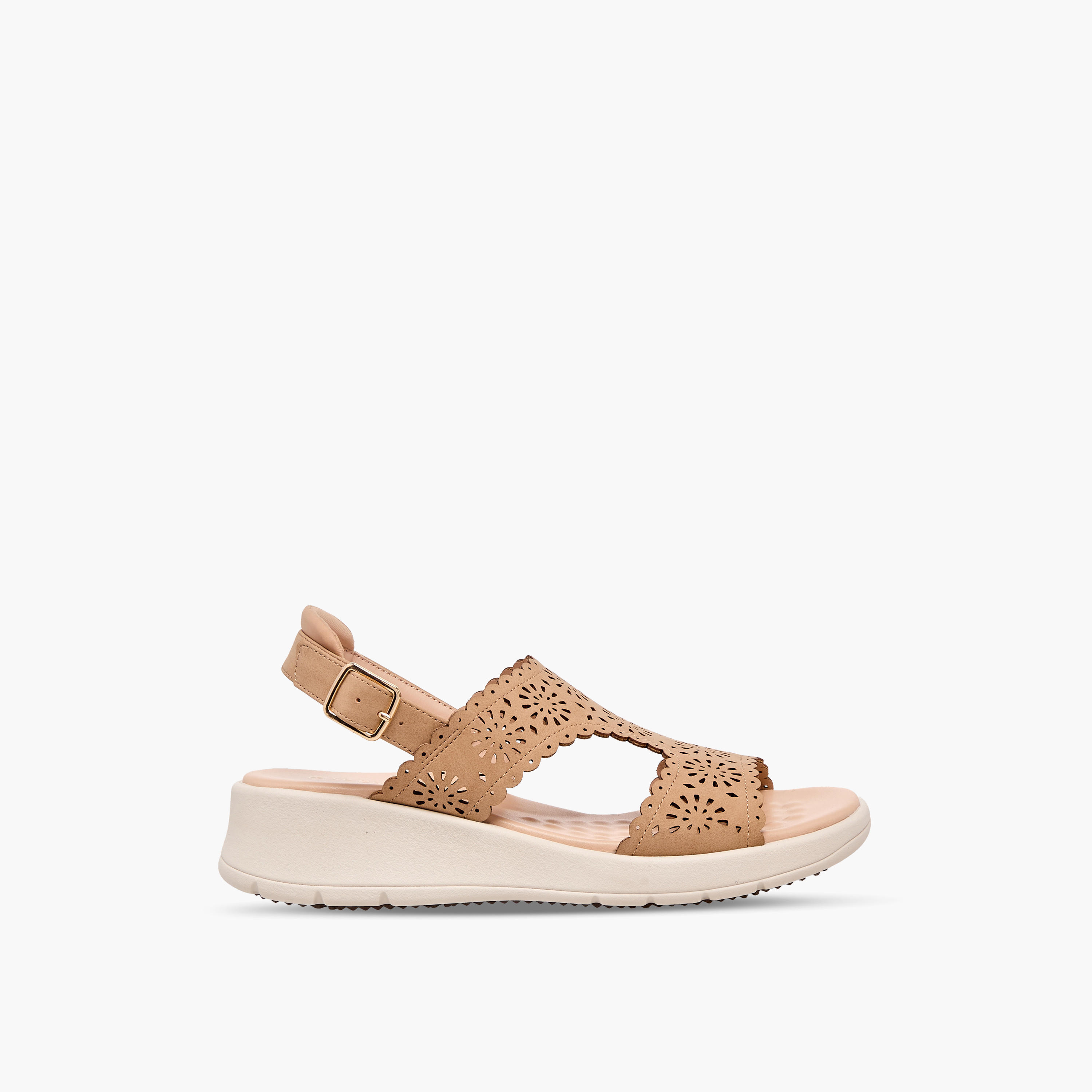صندل بأحزمة مفرغة بالليزر للنساء من لو كونفورت-women-shoes-sandals-heeled-image-3