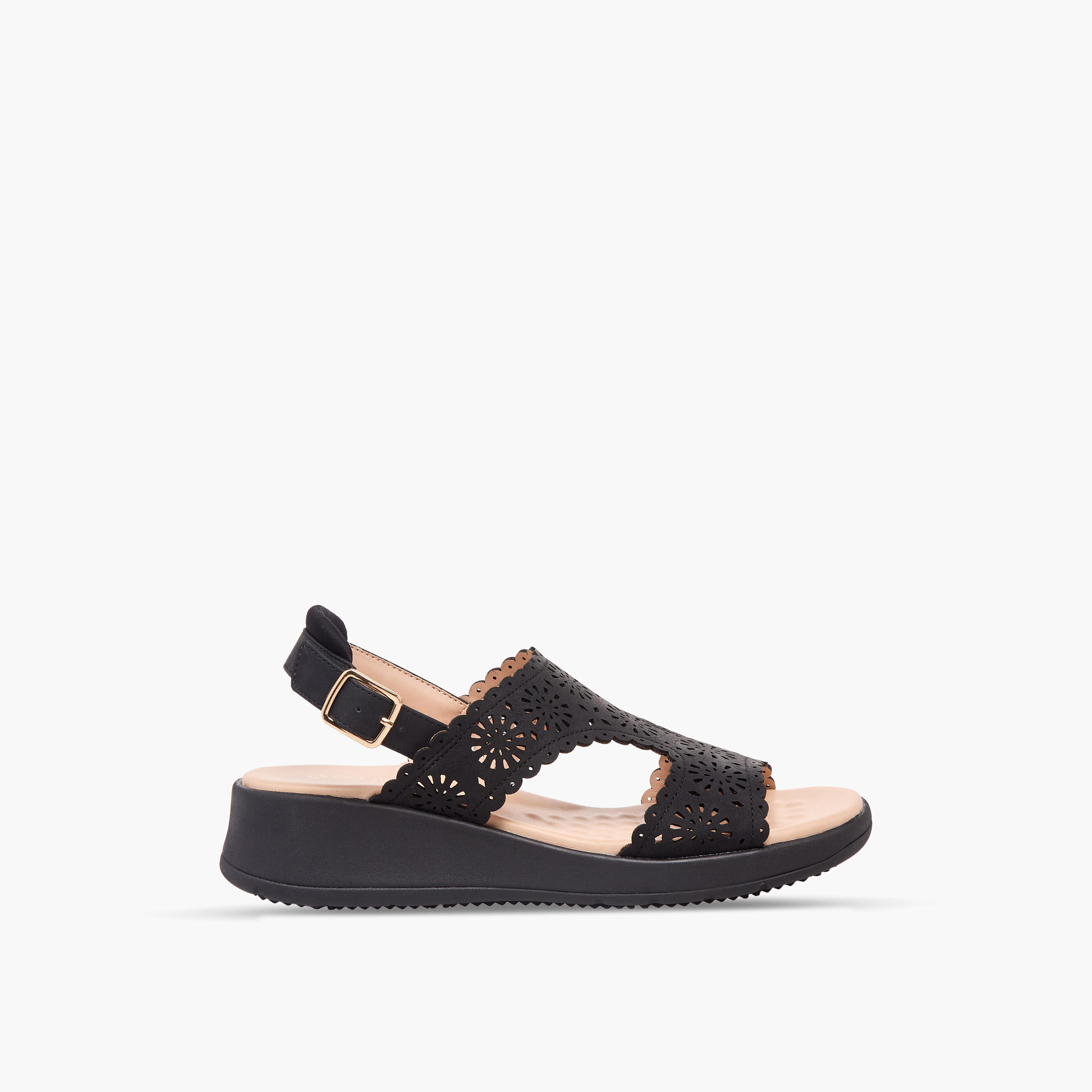 صندل بأحزمة مفرغة بالليزر للنساء من لو كونفورت-women-shoes-sandals-heeled-image-3