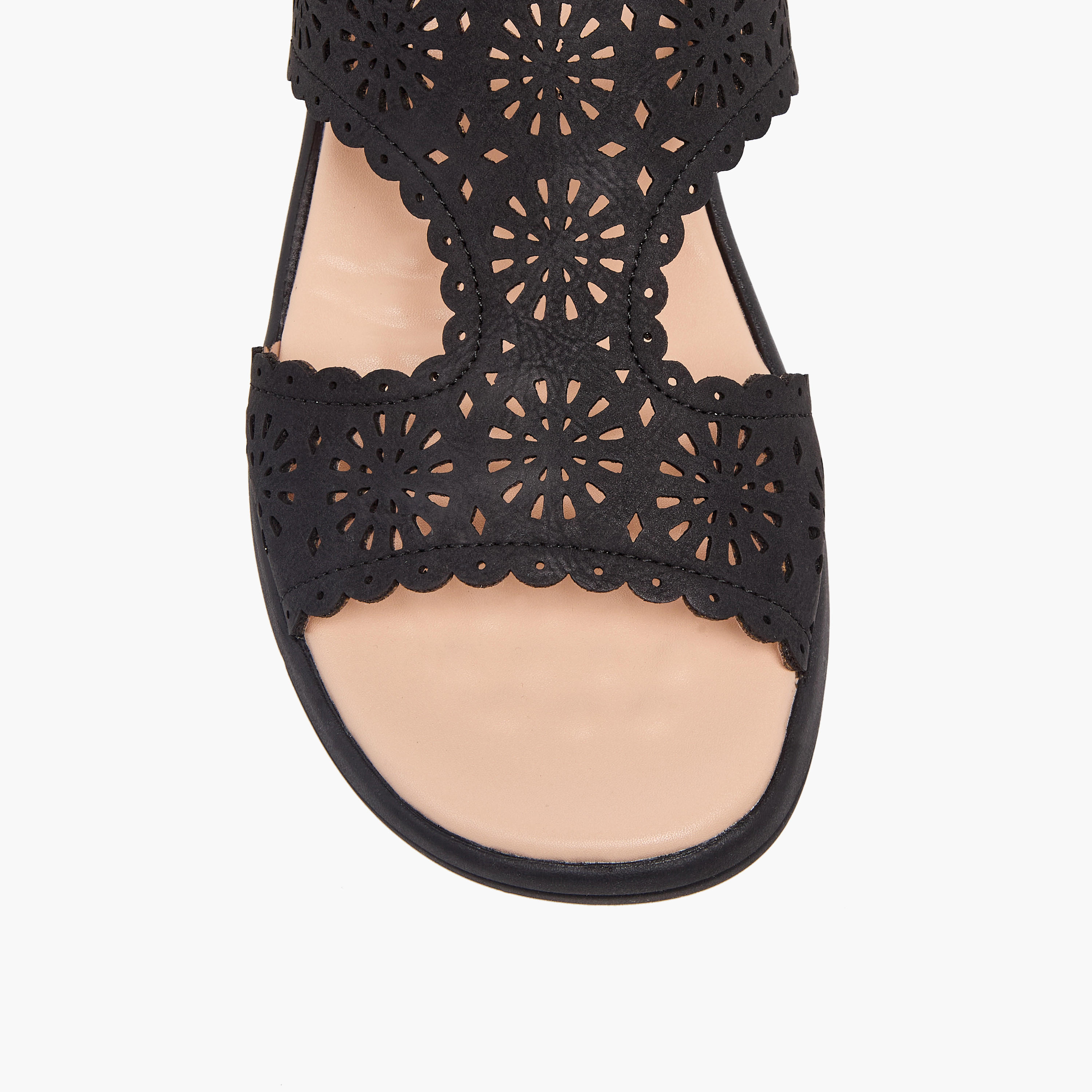 صندل بأحزمة مفرغة بالليزر للنساء من لو كونفورت-women-shoes-sandals-heeled-image-7
