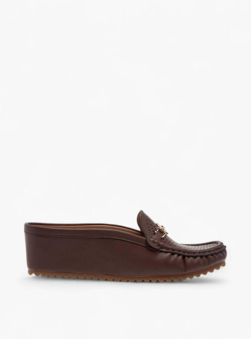 Le Confort Metal Accent Slip-On Flatform Comfort Mules-women-shoes-heels-image-3