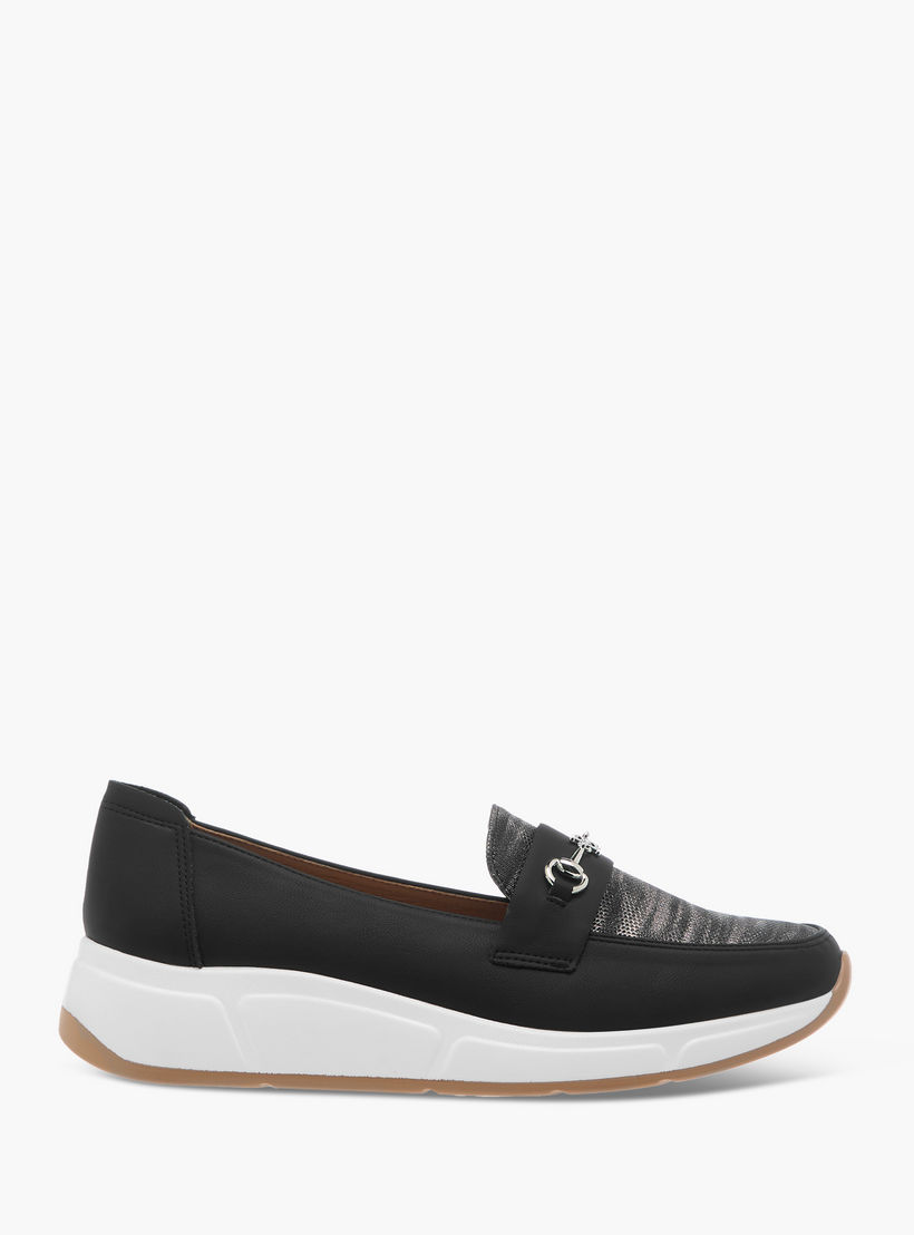 Flora Bella Textured Wedge Comfort Shoes with Metal Accent-women-shoes-loafersandmoccasins-image-3