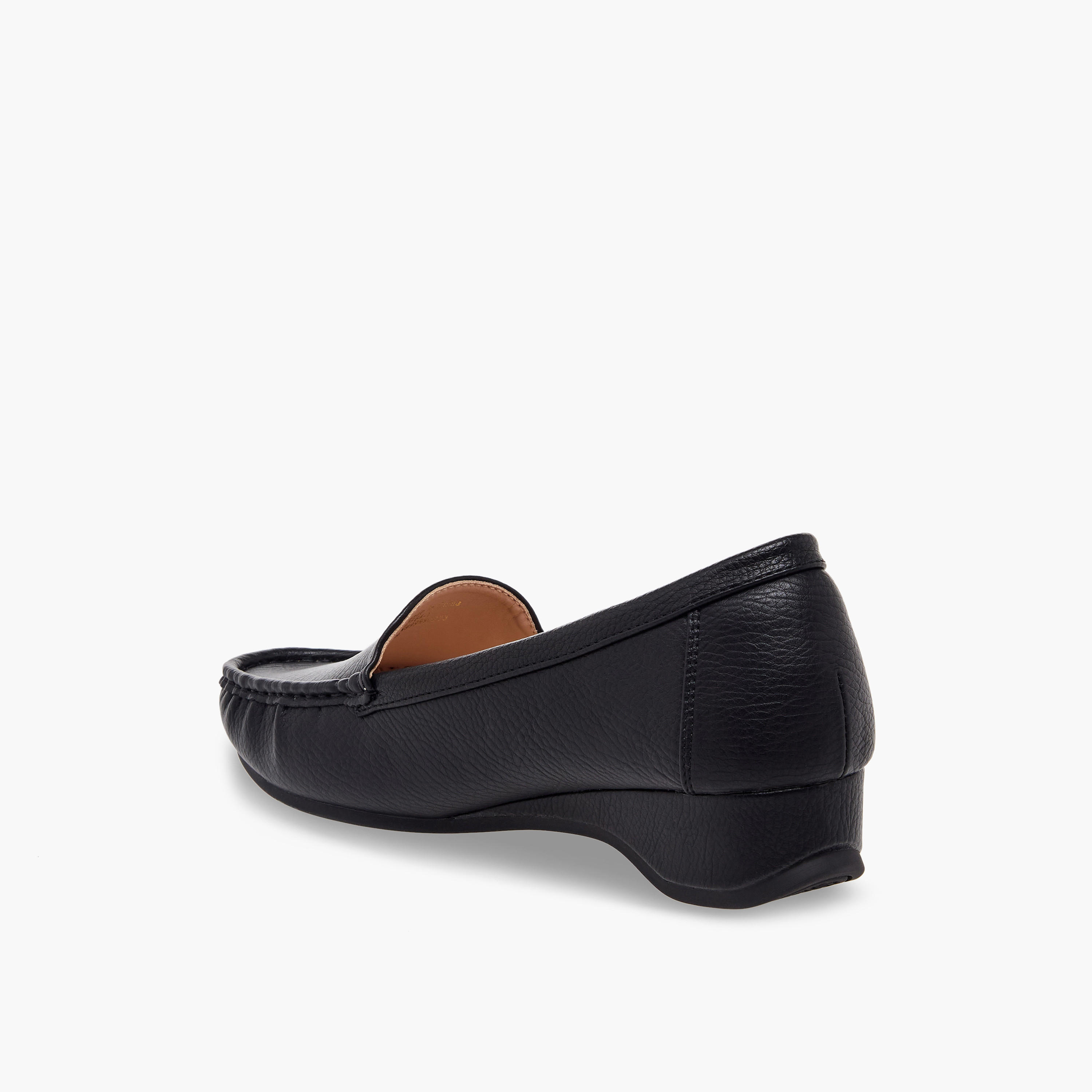 حذاء لوفر بارز الملمس بكعب ويدج للنساء من لو كونفورت-women-shoes-loafersandmoccasins-image-5
