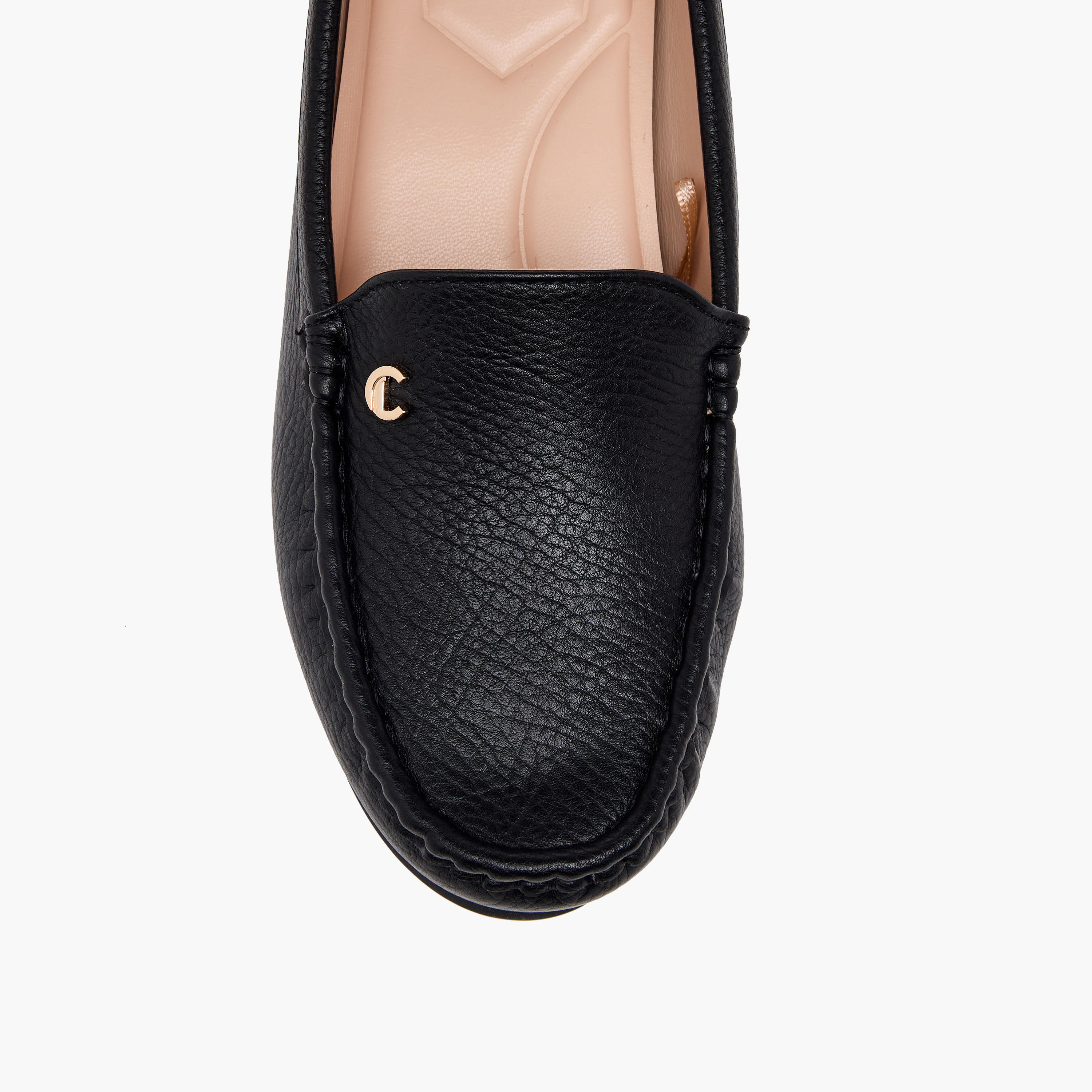حذاء لوفر بارز الملمس بكعب ويدج للنساء من لو كونفورت-women-shoes-loafersandmoccasins-image-7