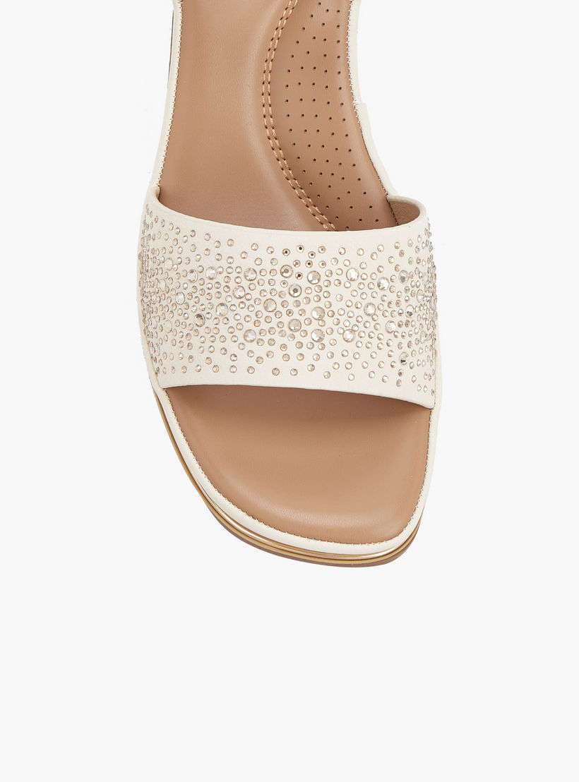 صندل بكعب ويدج بزينة راينستون للنساء من لو كونفورت-women-shoes-sandals-heeled-image-4