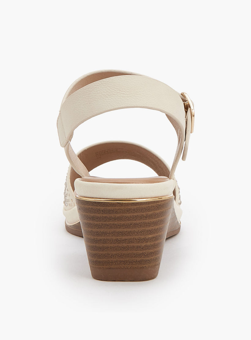 صندل بكعب ويدج بزينة راينستون للنساء من لو كونفورت-women-shoes-sandals-heeled-image-5