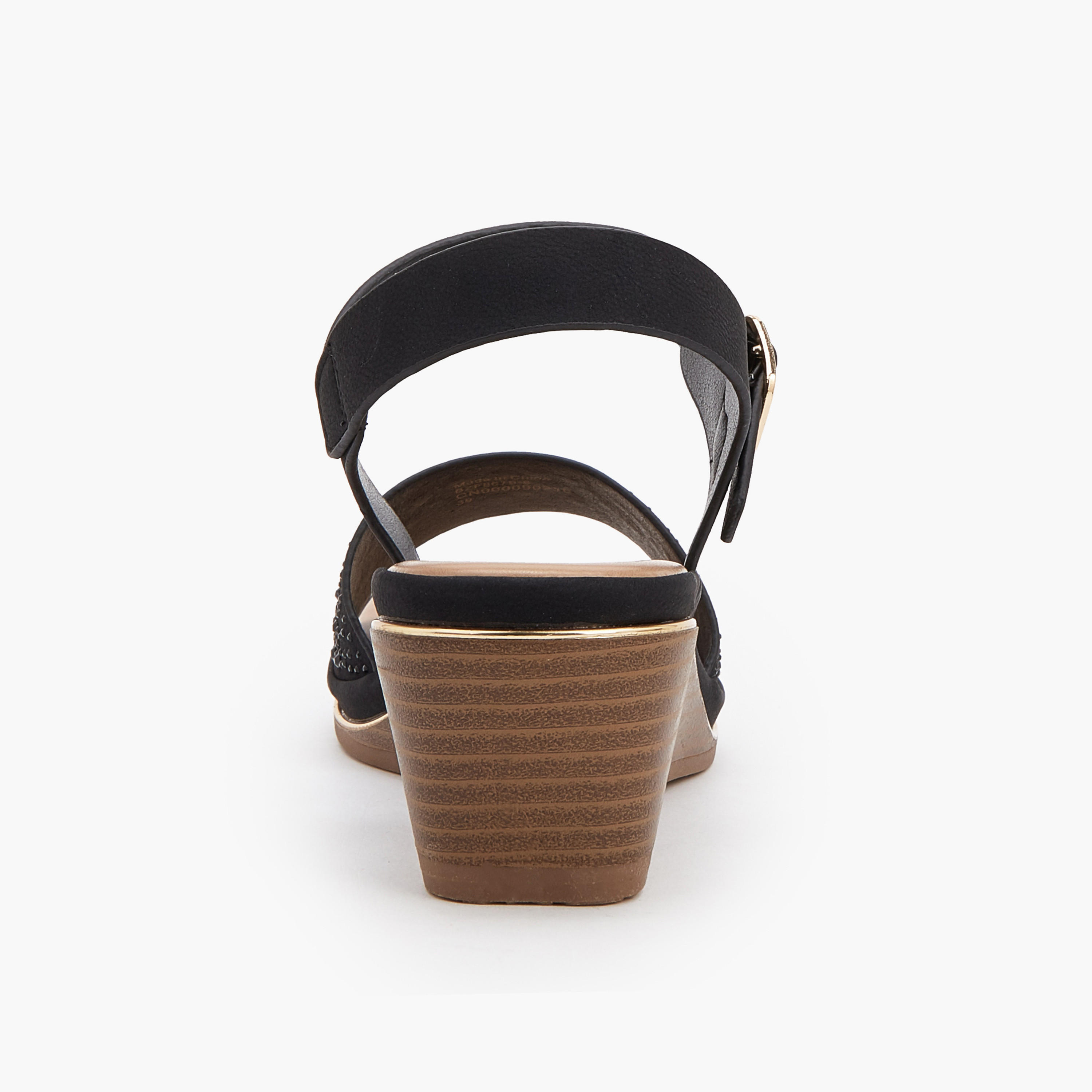 صندل بكعب ويدج بزينة راينستون للنساء من لو كونفورت-women-shoes-sandals-heeled-image-5
