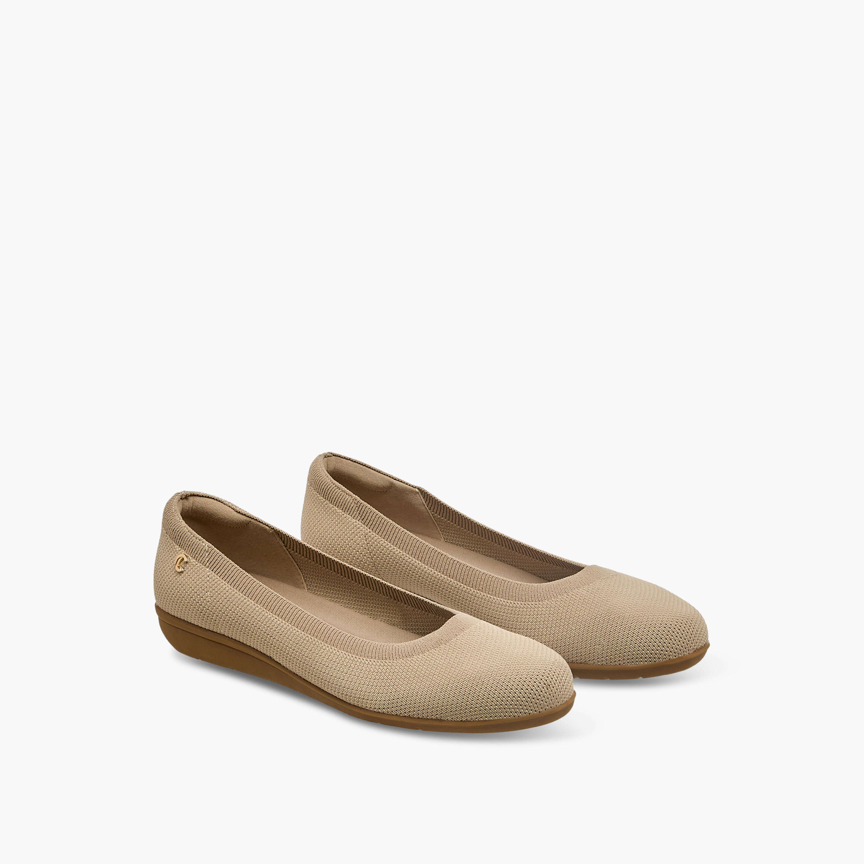 Le Confort Women Flyknit Textured Ballerina Shoes-women-shoes-ballerinas-image-1