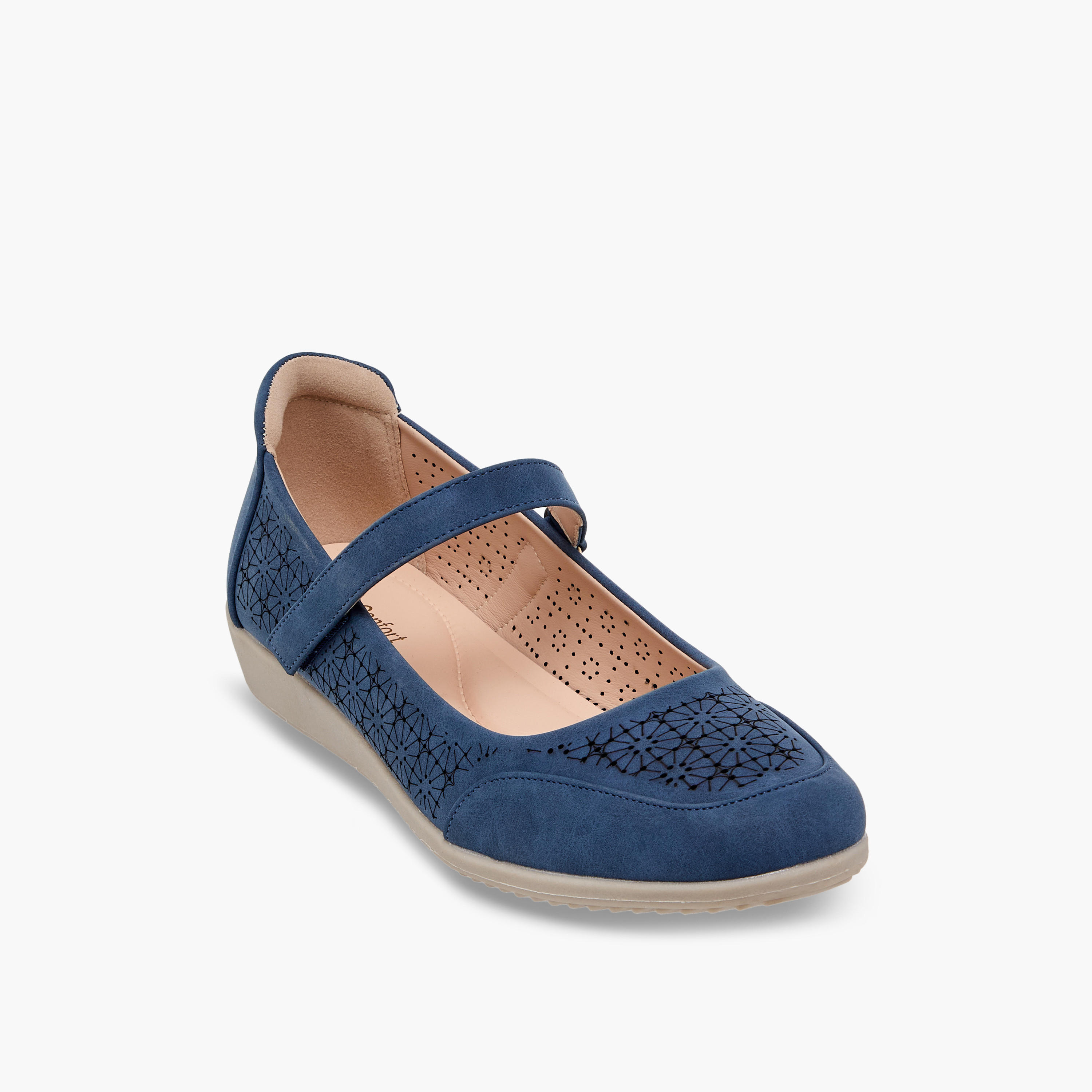 Le Confort Women Laser Cut Mary Jane Shoes-women-shoes-ballerinas-image-2