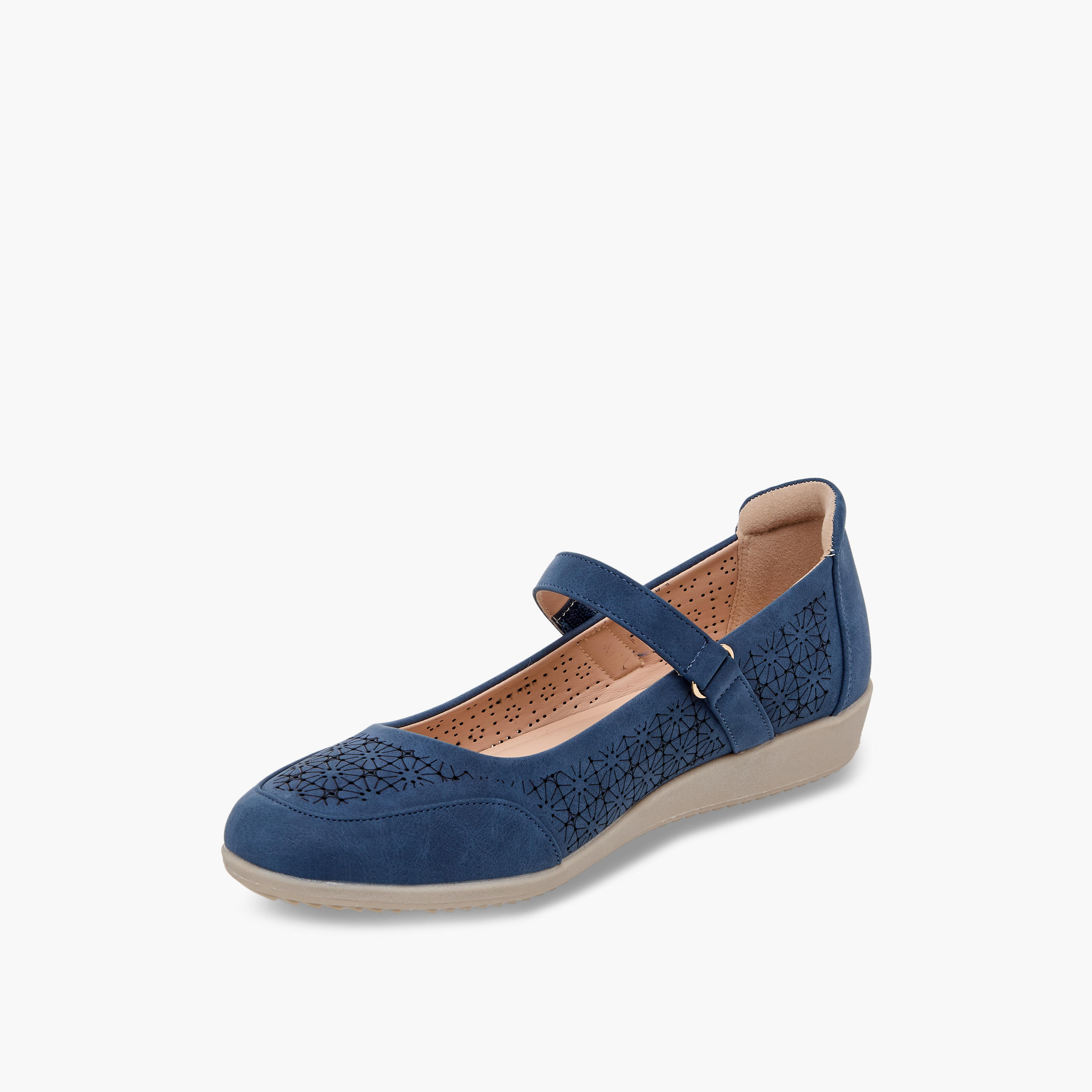 Le Confort Women Laser Cut Mary Jane Shoes-women-shoes-ballerinas-image-4