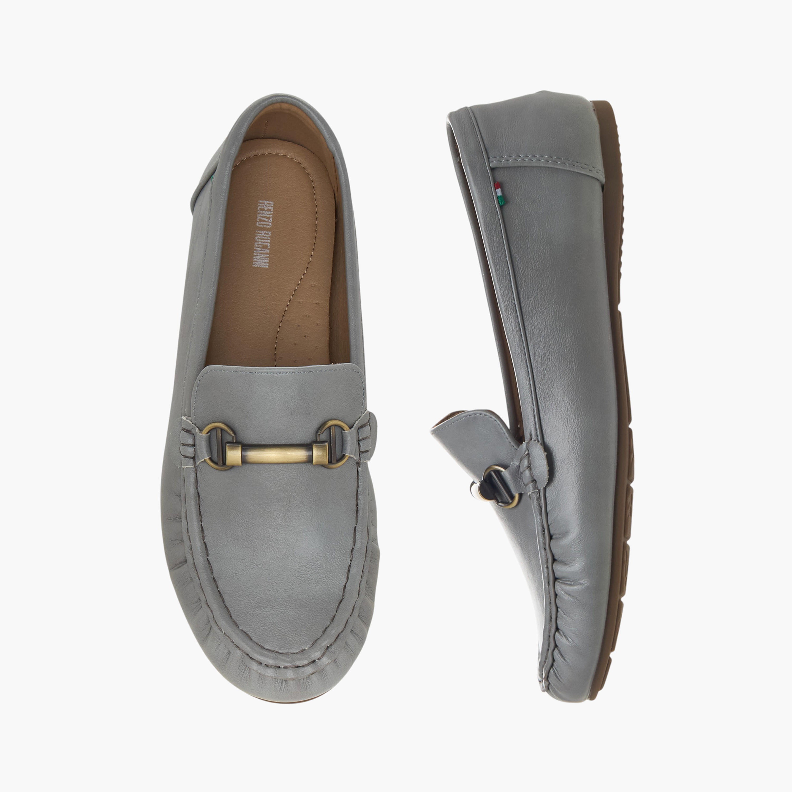 حذاء موكاسين ميتاليك للنساء من رينزو روغاني-women-shoes-flats-moccasins-image-1