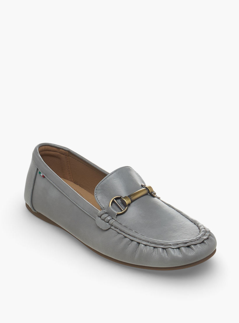 حذاء موكاسين ميتاليك للنساء من رينزو روغاني-women-shoes-flats-moccasins-image-2