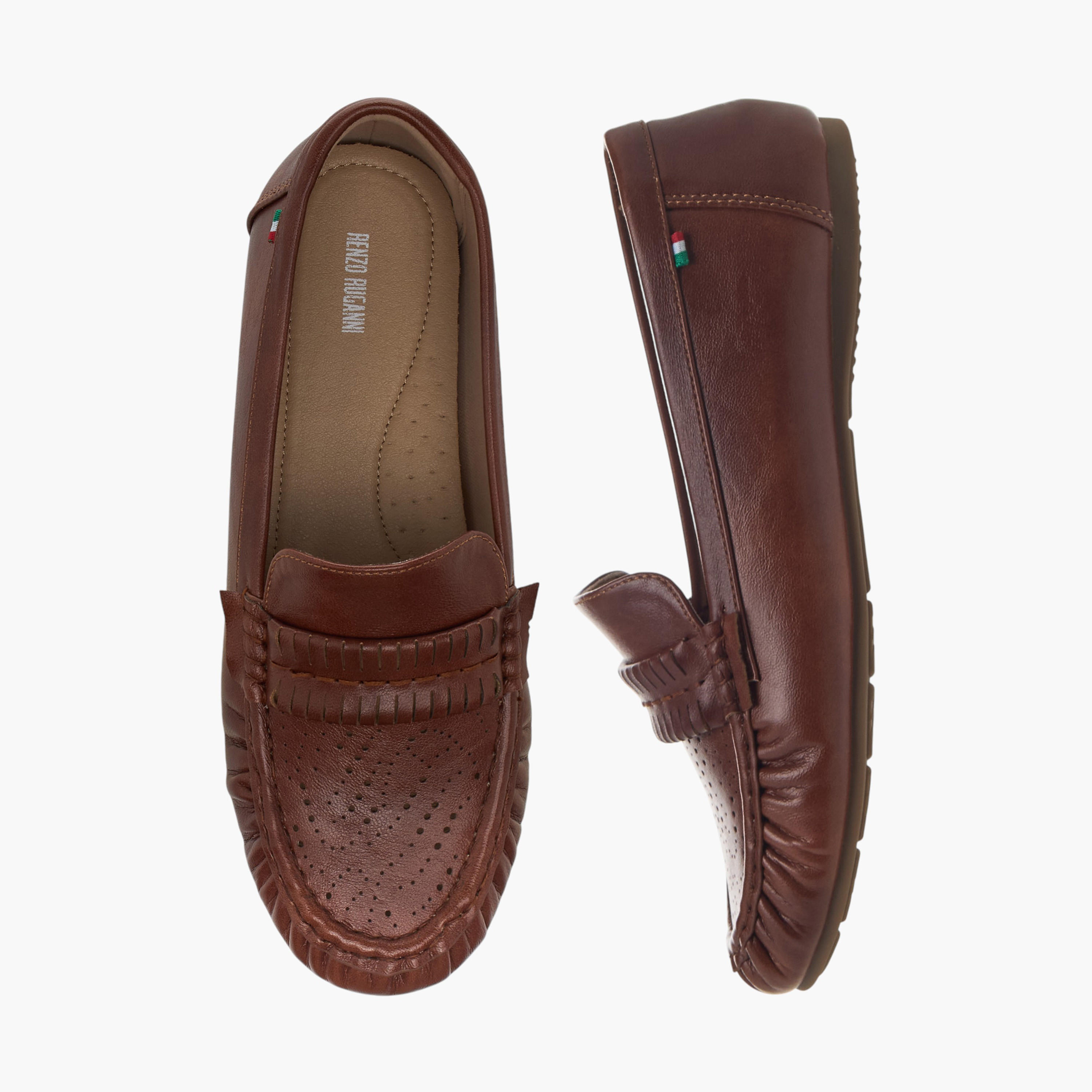 حذاء موكاسين سهل الارتداء للنساء من رينزو روغاني-women-shoes-flats-moccasins-image-1