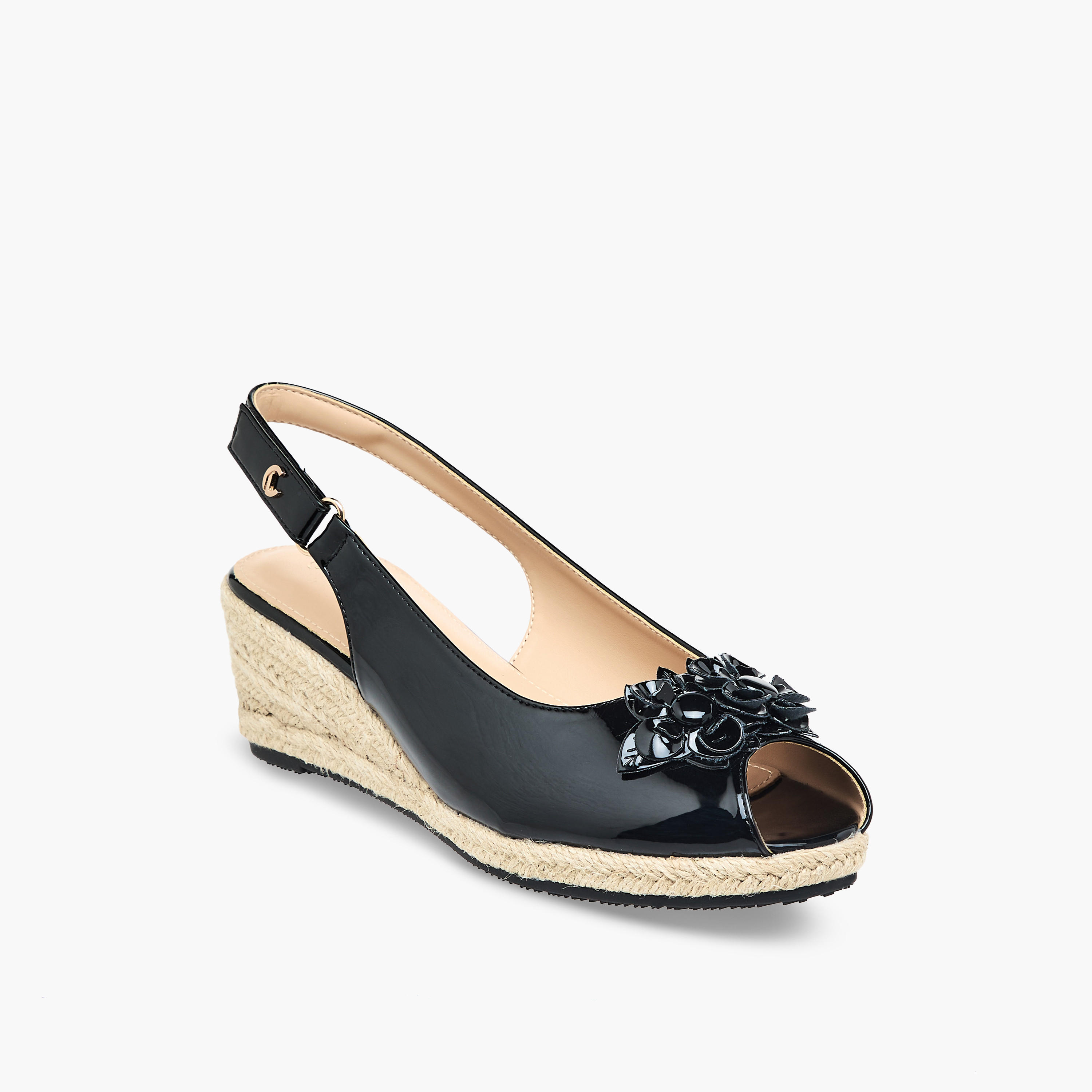صندل بكعب عريض بمقدمة مفتوحة للنساء من لو كونفورت-women-shoes-sandals-heeled-image-2