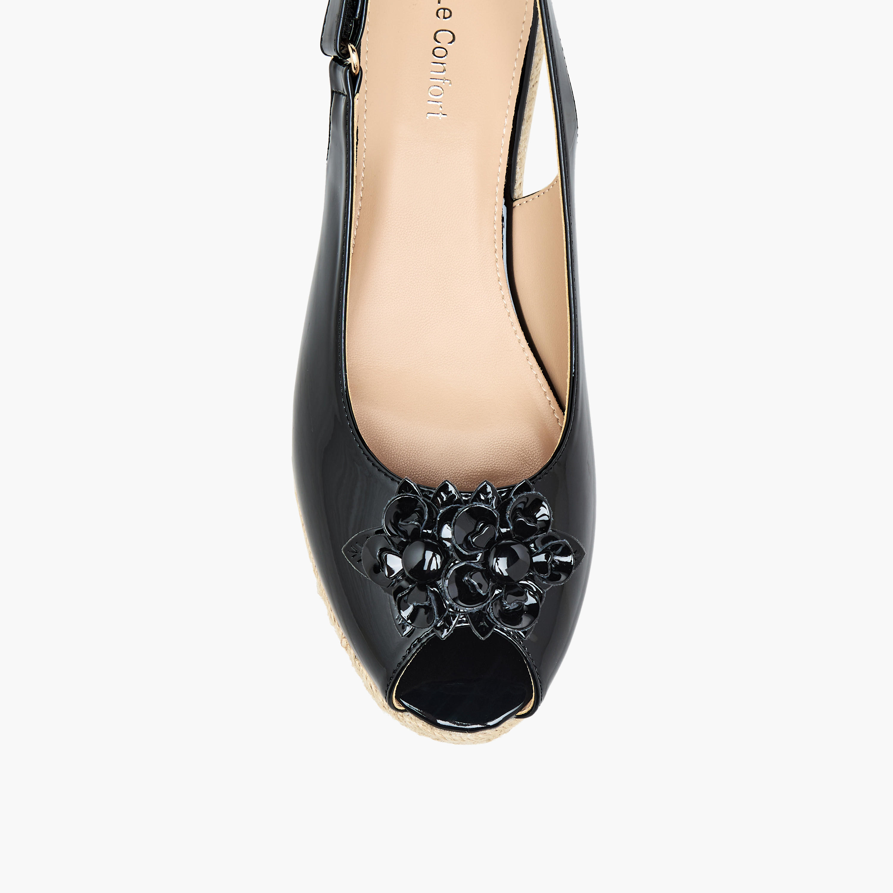 صندل بكعب عريض بمقدمة مفتوحة للنساء من لو كونفورت-women-shoes-sandals-heeled-image-4