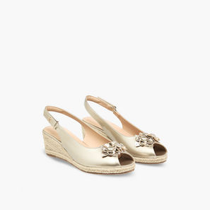 Le Confort Women Wedge Heel Peep Toe Sandals-women-shoes-sandals-image-1