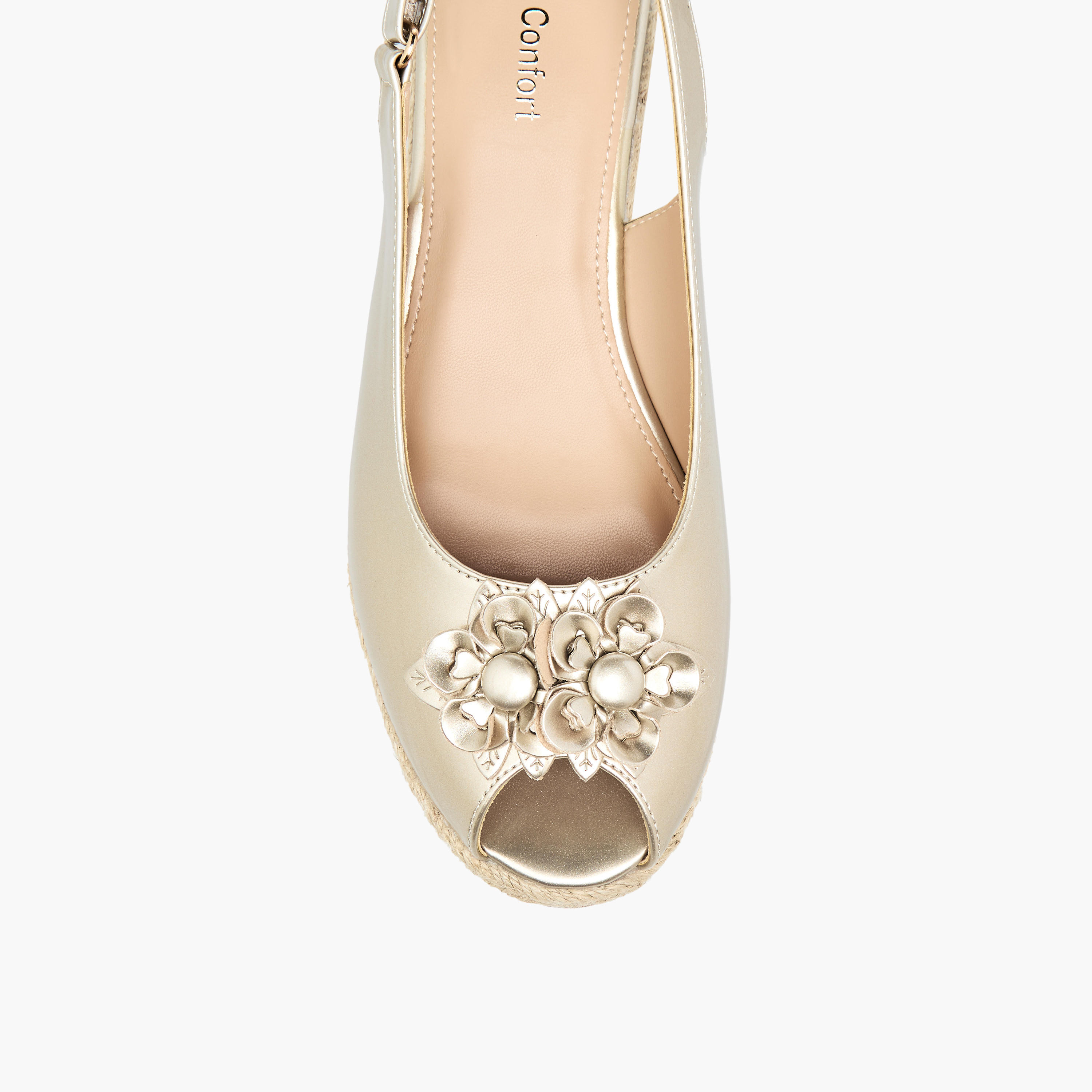 صندل بكعب عريض بمقدمة مفتوحة للنساء من لو كونفورت-women-shoes-sandals-heeled-image-4