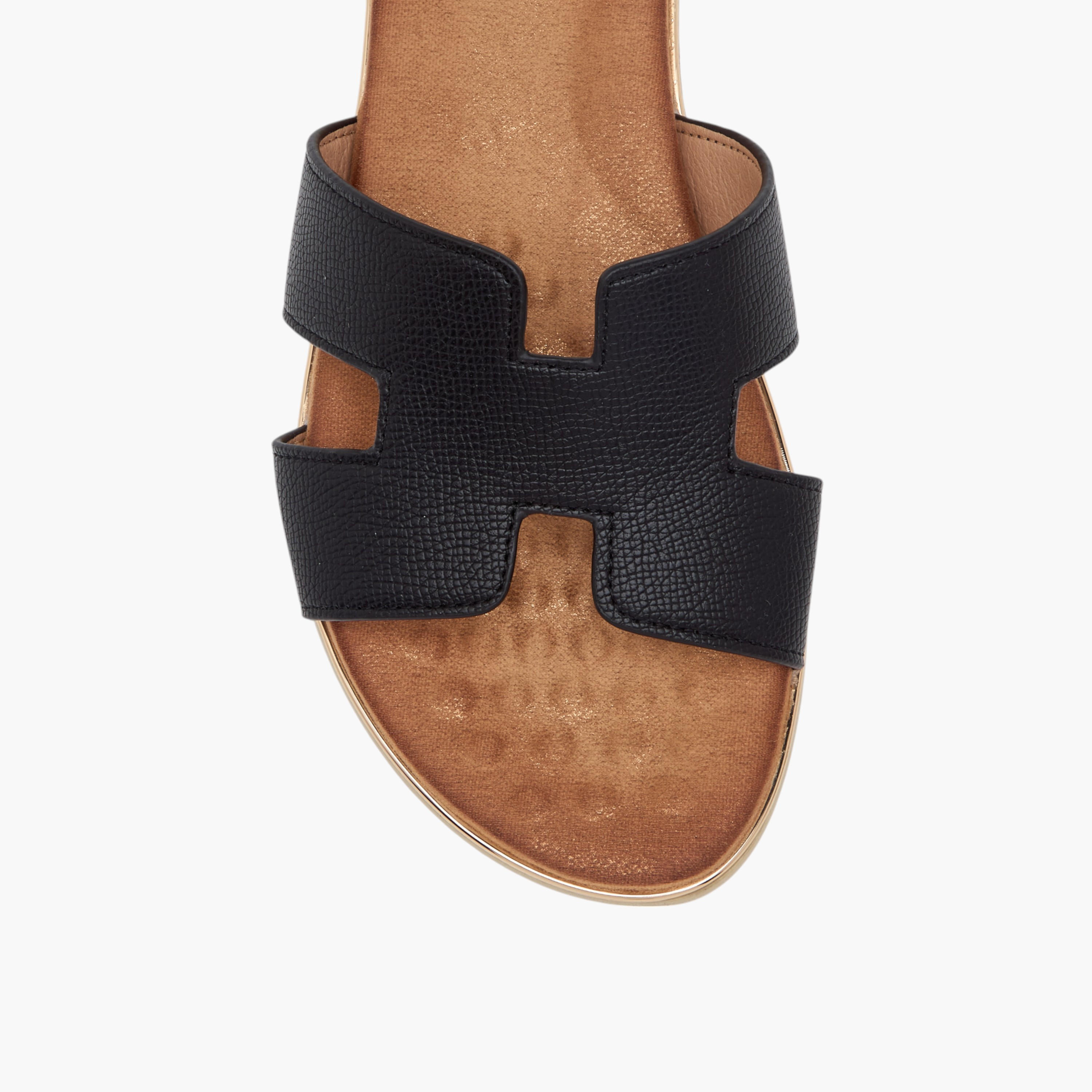 Le Confort Cutout Detail Slip-On Comfort Sandals-women-shoes-flats-sandals-image-4