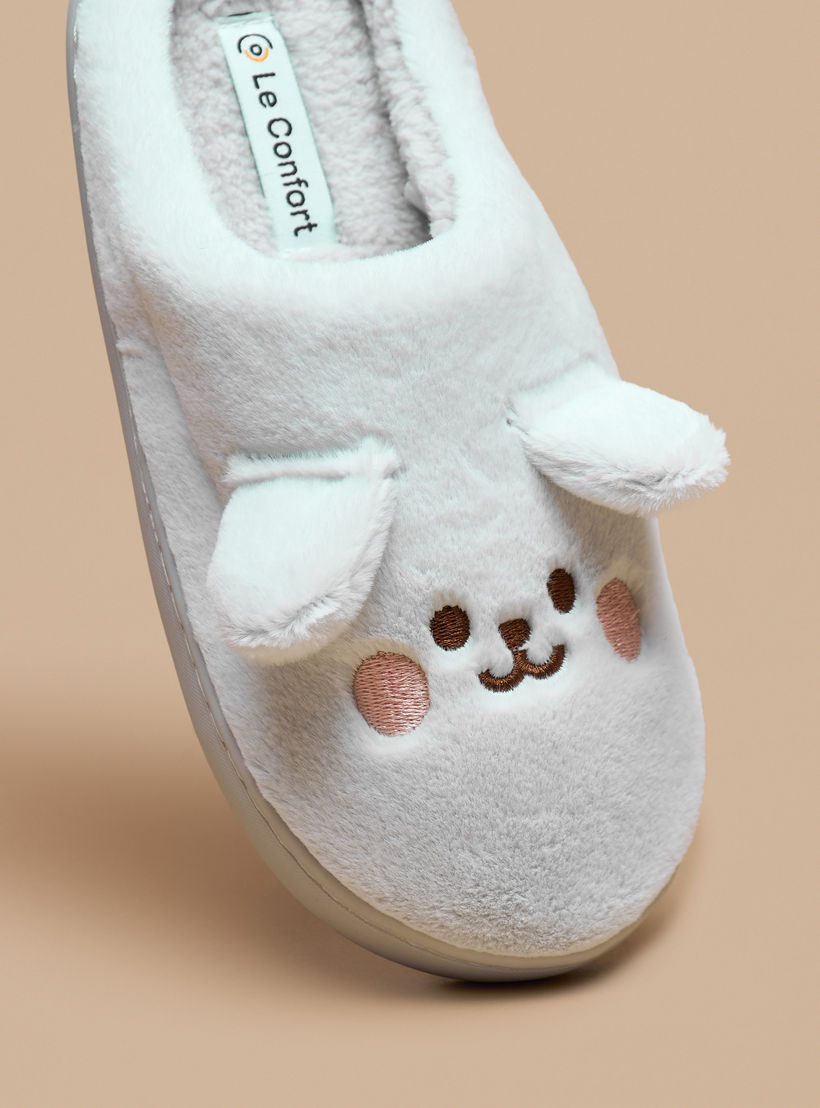 Le Confort Ear Applique Bedroom Slippers-women-shoes-bedroomslippers-image-4